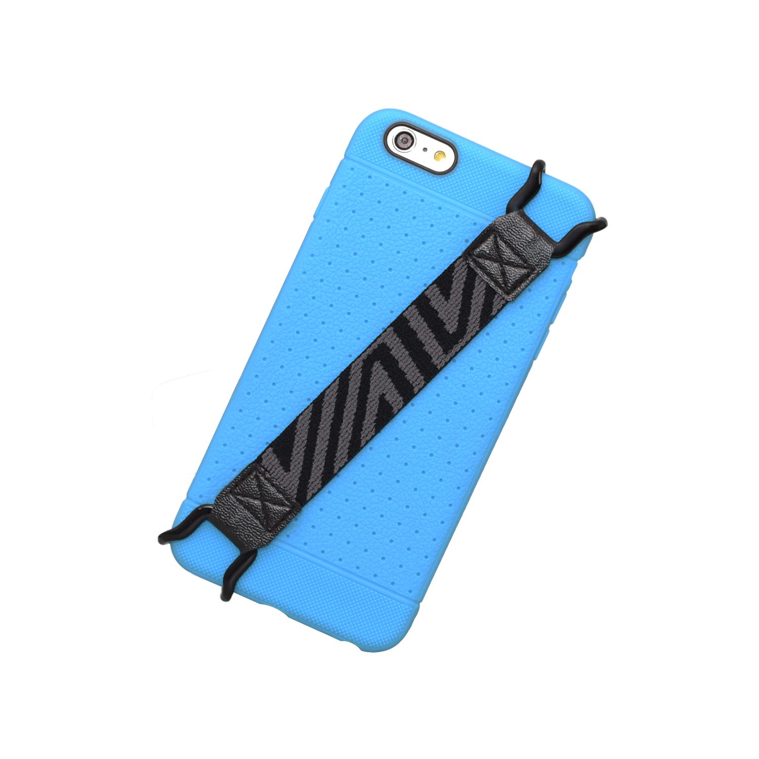 TFY Universal Phone Strap Holder - Compatible with iPhone 16 Pro Max/15 Pro/14 Plus/13 Pro/12/11/XS Max/XR/SE & Samsung Galaxy S24/S23/S22 - Anti-Slip Grip for Smartphones - Perfect for Gym, Running, Travel & Outdoor Activities