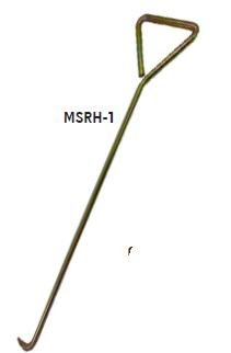 Max-Life MSRH-1 36-Inch Heavy Duty Manhole Hook with Triangle Handle - Ideal for Sewer, Drainage & Utility Access (Industrial & Municipal Use)