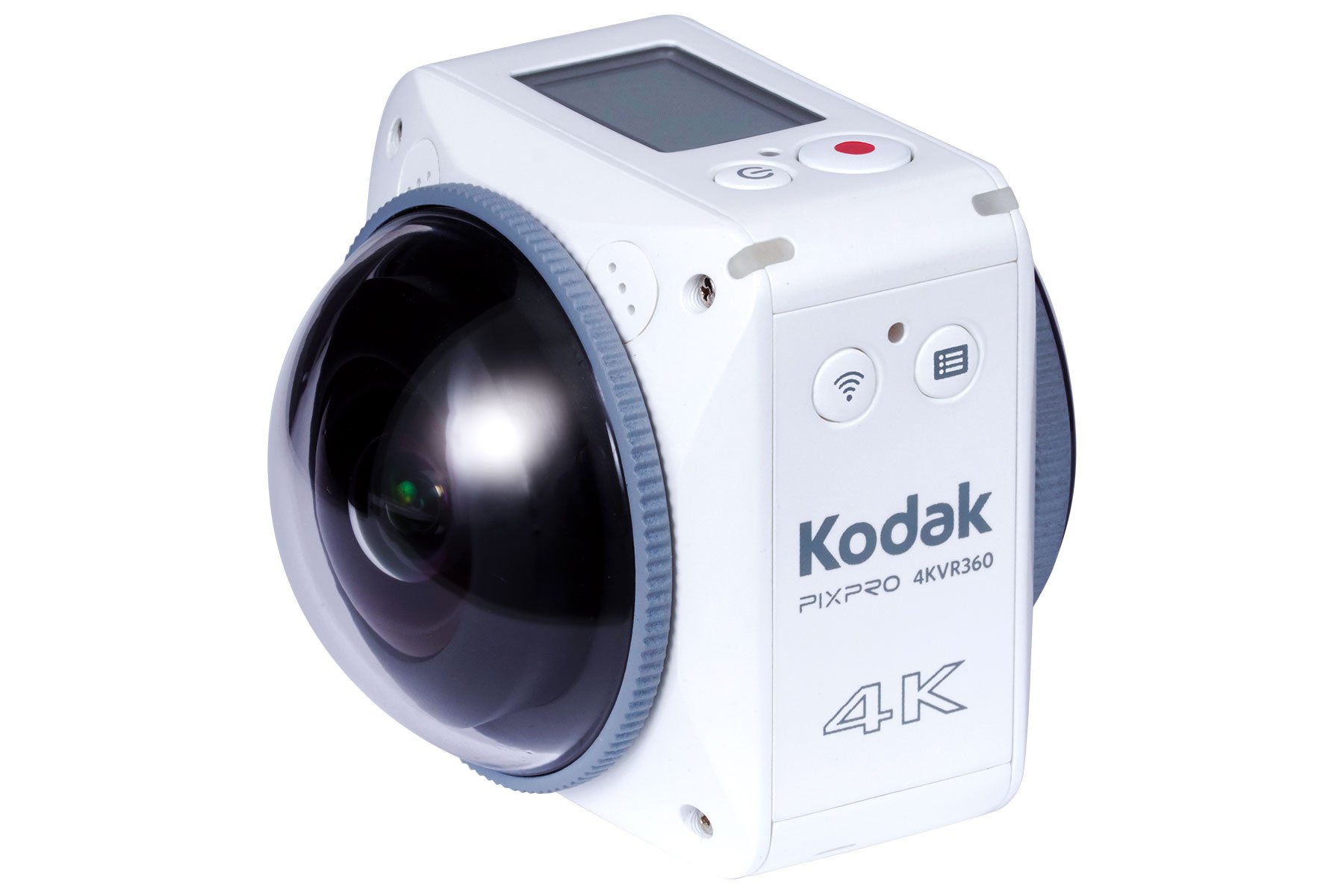 KODAK Pixpro VR360 4K Digital Camera - 360° VR Video & Photo - White - Perfect for Travel, Vlogging & Virtual Tours