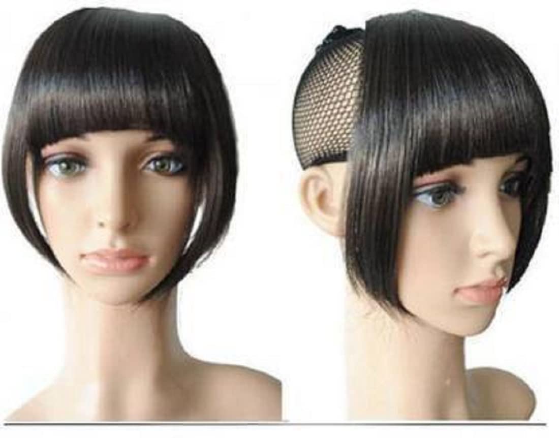 Stylish Black Hair Bangs for Women - Natural-Looking Fringe for Everyday Wear & Cosplay | Perfect for Daily Fashion & Costume Parties