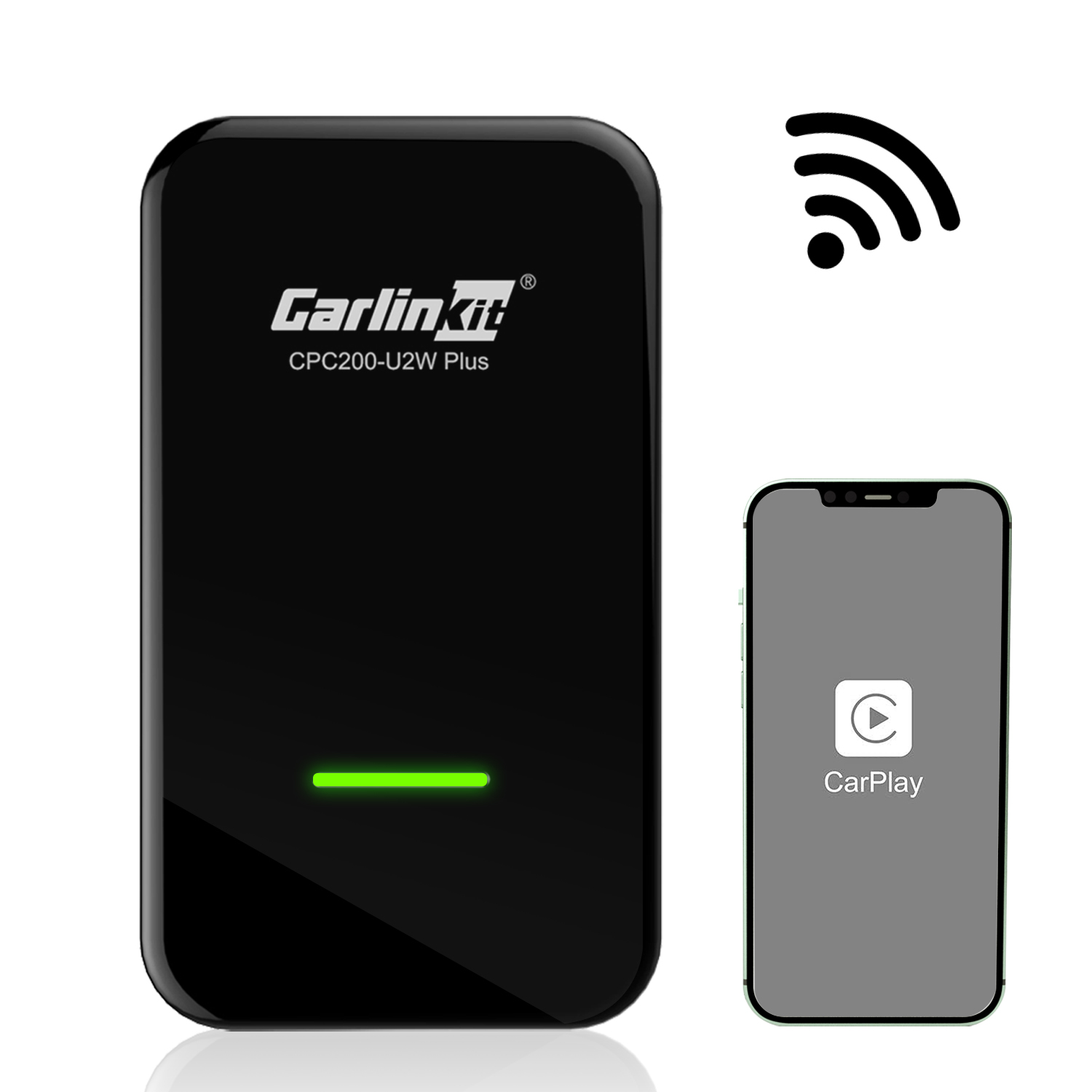 Wireless CarPlay Adapter USB Dongle for Car (2017-2024 Models) - Convert Wired to Wireless CarPlay for Factory Radio | Seamless Music Streaming & Hands-Free Calling for Safer Driving