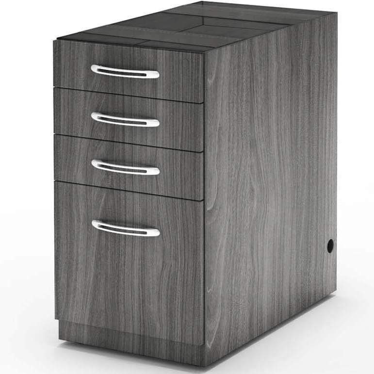 Safco Mayline Aberdeen Credenza PBBF Pedestal [APBBF20] - Modern Office Storage Cabinet with File Drawers - Perfect for Home Office, Conference Rooms & Workspaces
