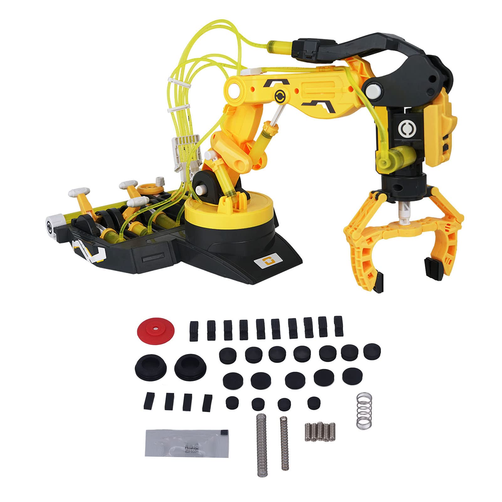 DIY Hydraulic Robotic Arm Kit - STEM Science Experiment Toy for Kids & Adults - Build & Learn Mechanical Engineering - Perfect for Classrooms, Workshops & Home Labs