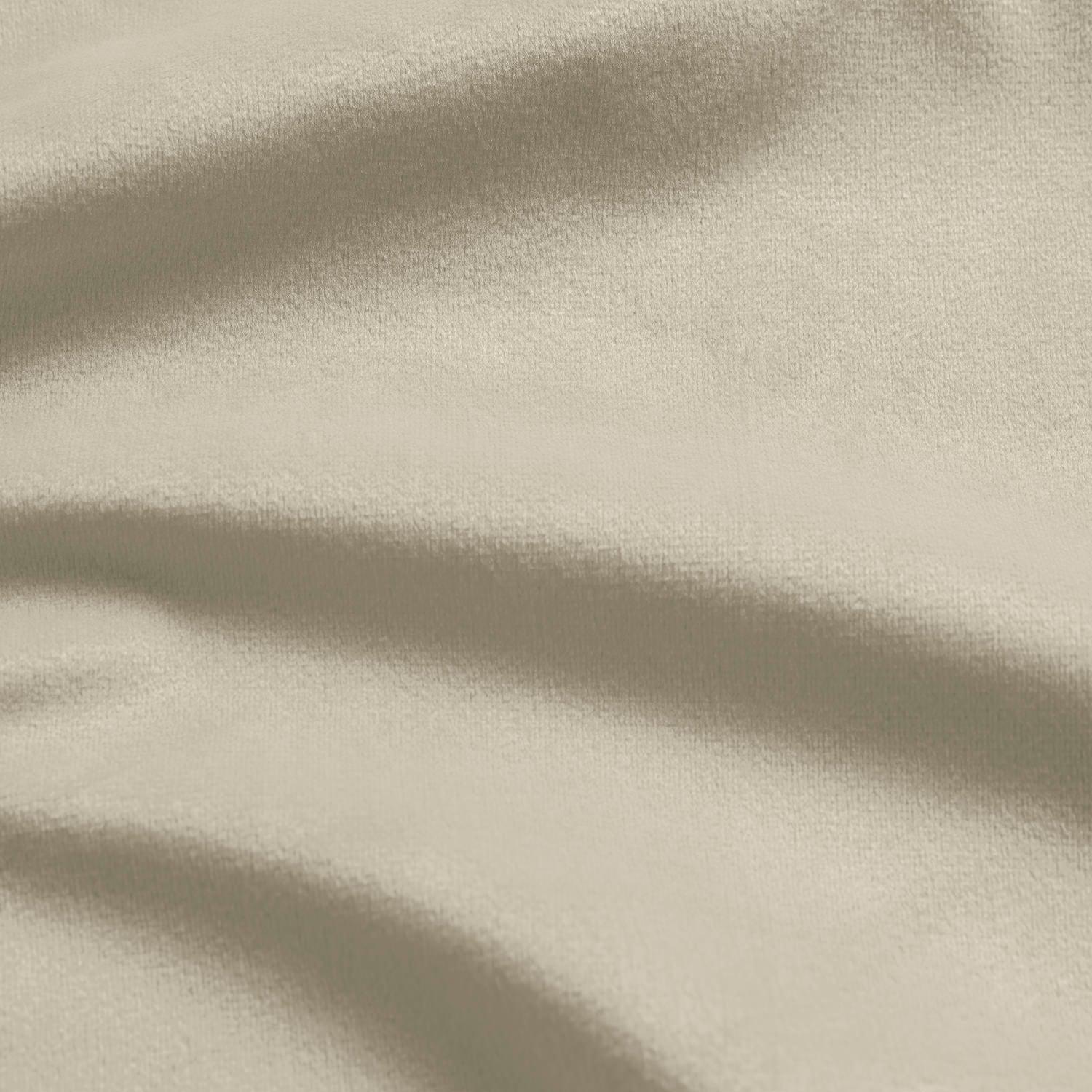 Light Ivory Velvet Fabric Swatch - Soft & Luxurious Velvet Material for Upholstery, Clothing & DIY Crafts | Premium Home Decor & Fashion Fabric Sample