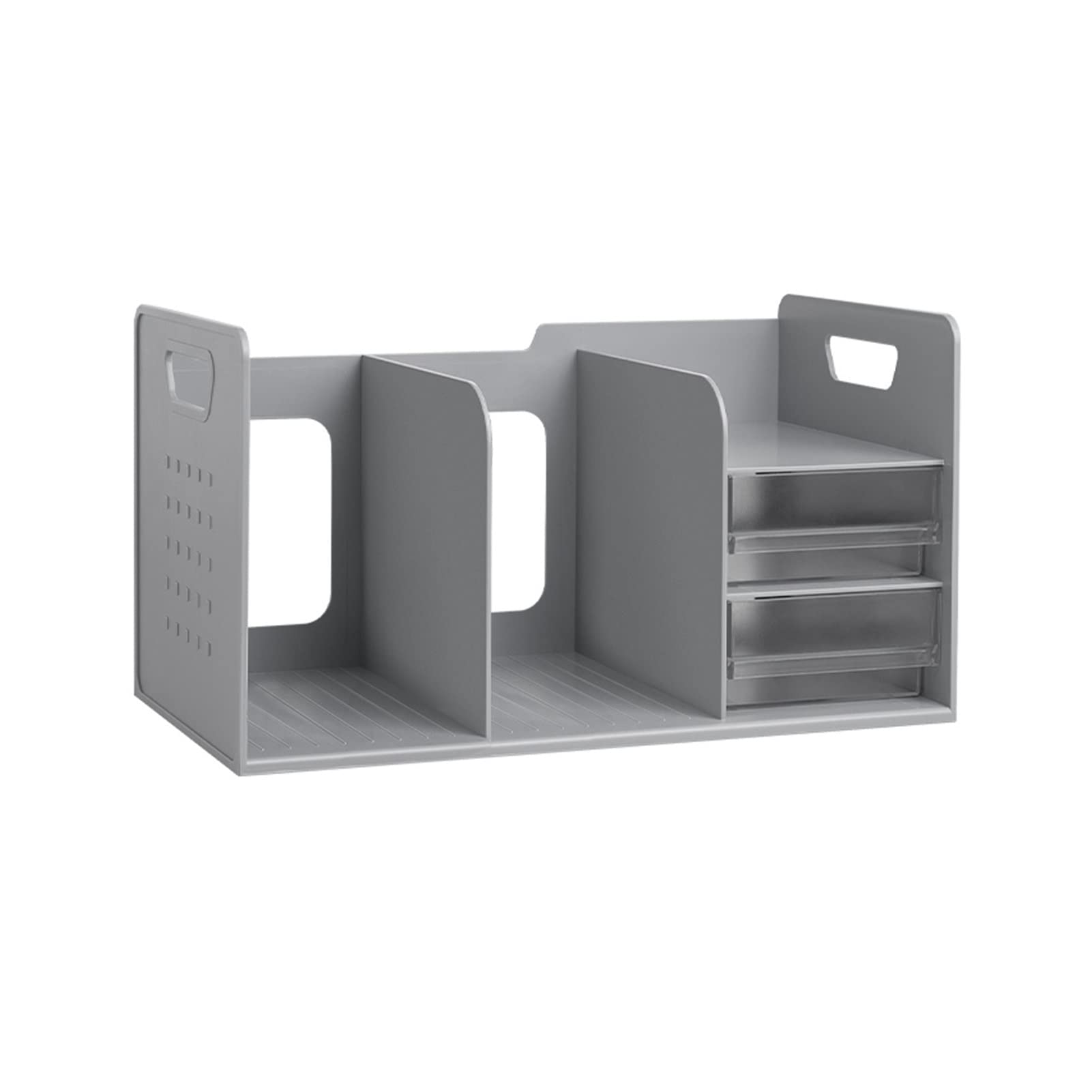Heavy Duty Bookends for Shelves - Multifunctional Desktop Storage Organizer with Drawer, Office & Home Bookshelf Bookend Set - 5 Stylish Colors (Perfect for Office Desks, Home Libraries & Study Rooms)