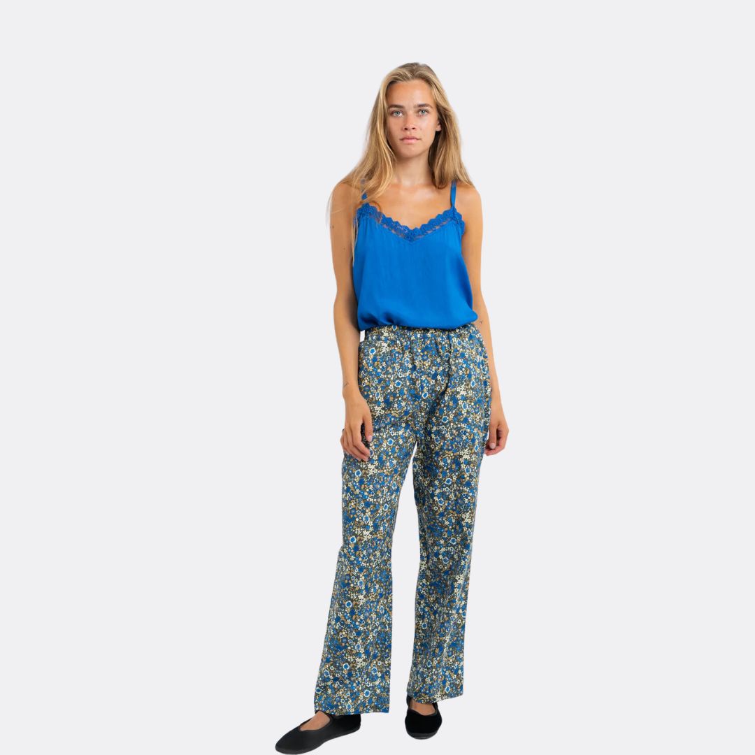 BillLL Men's Casual Blue Pants - Comfortable Slim Fit Trousers for Office, Travel & Everyday Wear