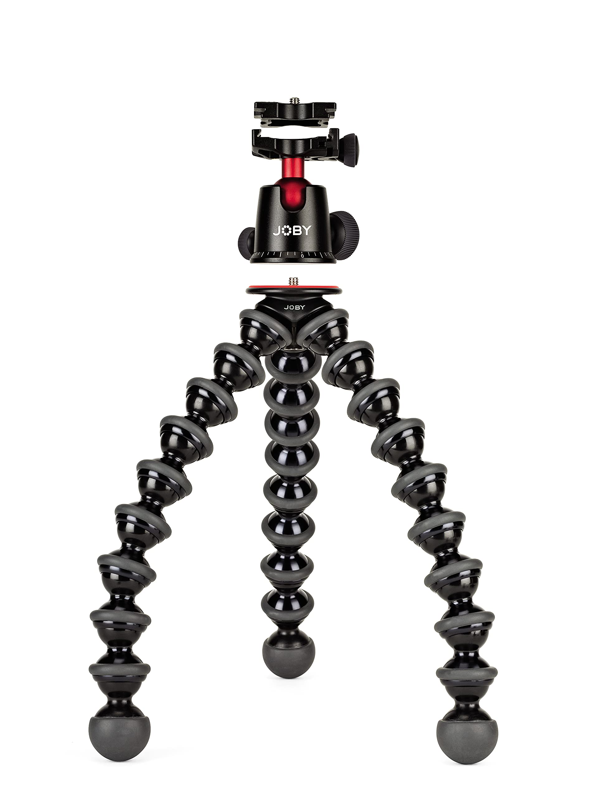 JOBY GorillaPod 5K Pro Kit - Heavy Duty Aluminum Flexible Tripod with GripTight Mount & BallHead 5K | Locking Phone Mount for DSLR Cameras | Supports 5kg (11lb) | Perfect for Vlogging, Photography & Outdoor Adventures