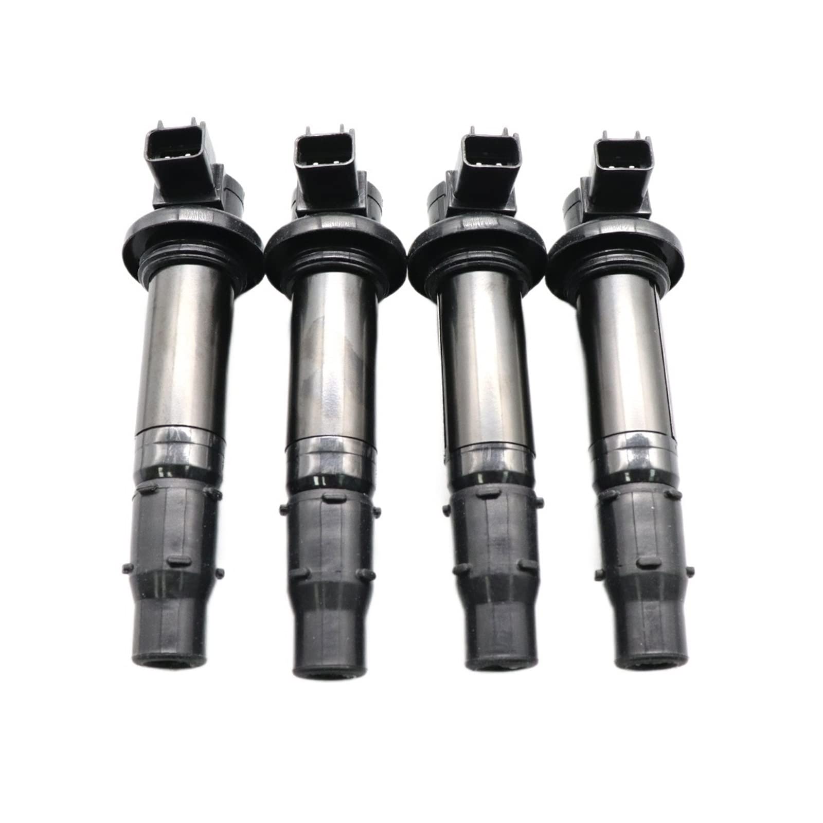 TTEDOYE 4pcs Ignition Coil Set - Compatible with Yamaha YZF R1 R6 R6S VMX V Max R6 RJ15 Bj YZF R1FZ8 & Kawasaki Versys 650 650R EX650J EX650C - High Performance Motorcycle Replacement Parts for Smooth Engine Start & Ride