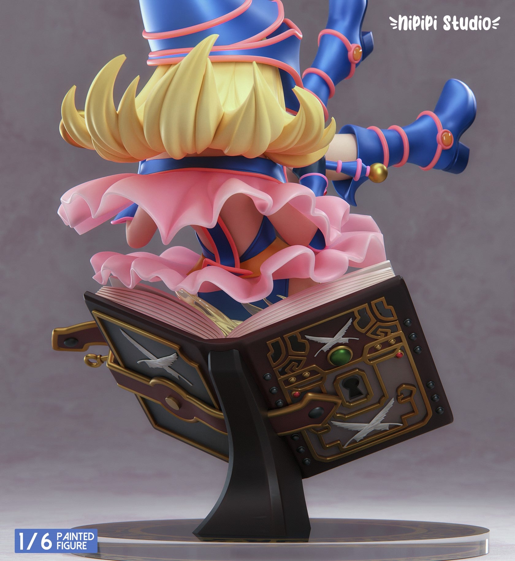 NiPiPi Studio Dark Magician Girl Anime Figure - Collectible Yu-Gi-Oh! Character Statue for Gamers & Anime Fans | Perfect for Display, Cosplay & Yu-Gi-Oh Themed Decor