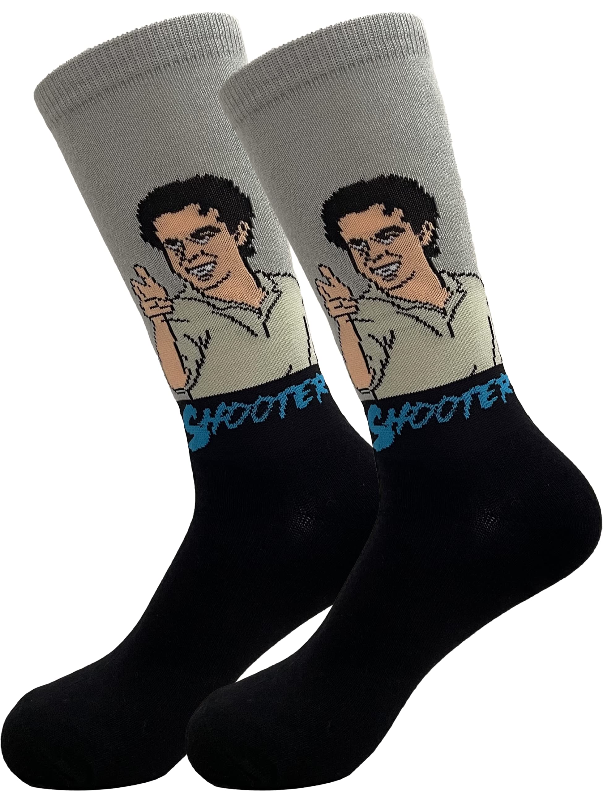Balanced Co. Funny Golf Dress Socks - Crazy Casual Cotton Crew Socks for Men | Comfortable & Breathable Athletic Socks for Golfing, Office & Everyday Wear