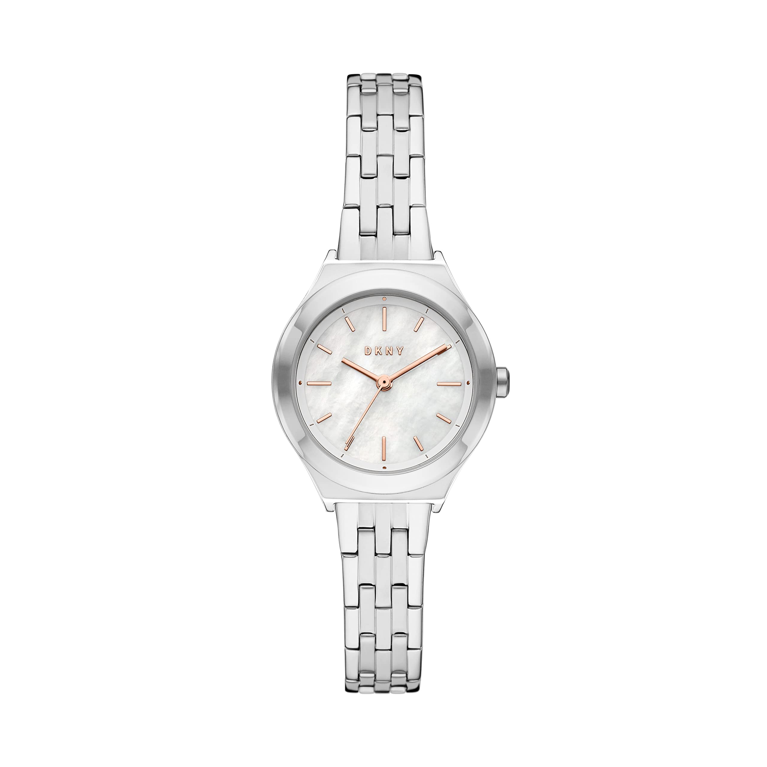 DKNY Women's Parsons Stainless Steel Quartz Dress Watch - Elegant & Water-Resistant for Business, Office & Formal Occasions
