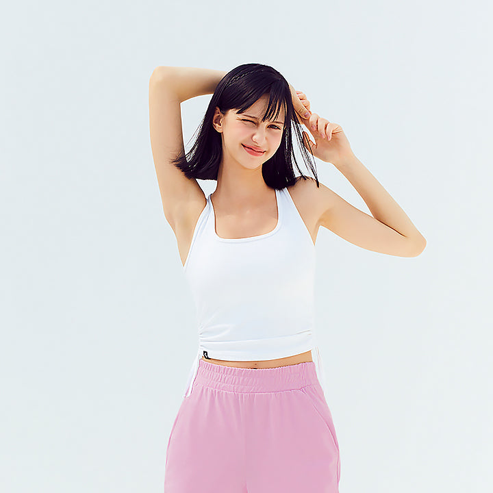 Stylish Side Shirring Sleeveless Top for Women - Summer Fashion, Casual Wear & Office Outfits