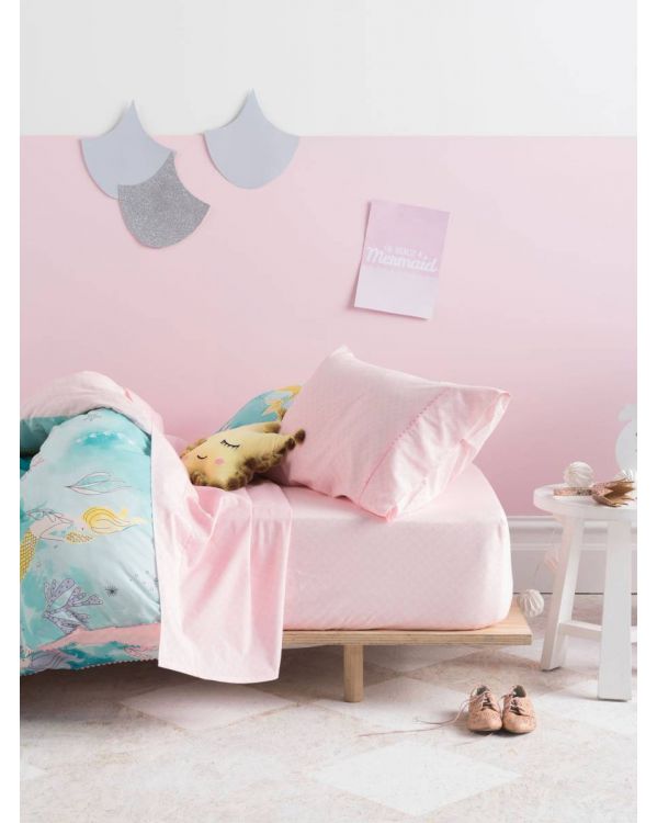 Premium Fishtale Sheet Set by Hiccups - Soft 100% Cotton Bed Sheets for Kids & Adults - Perfect for Bedrooms, Dorms, Guest Rooms & Gifts