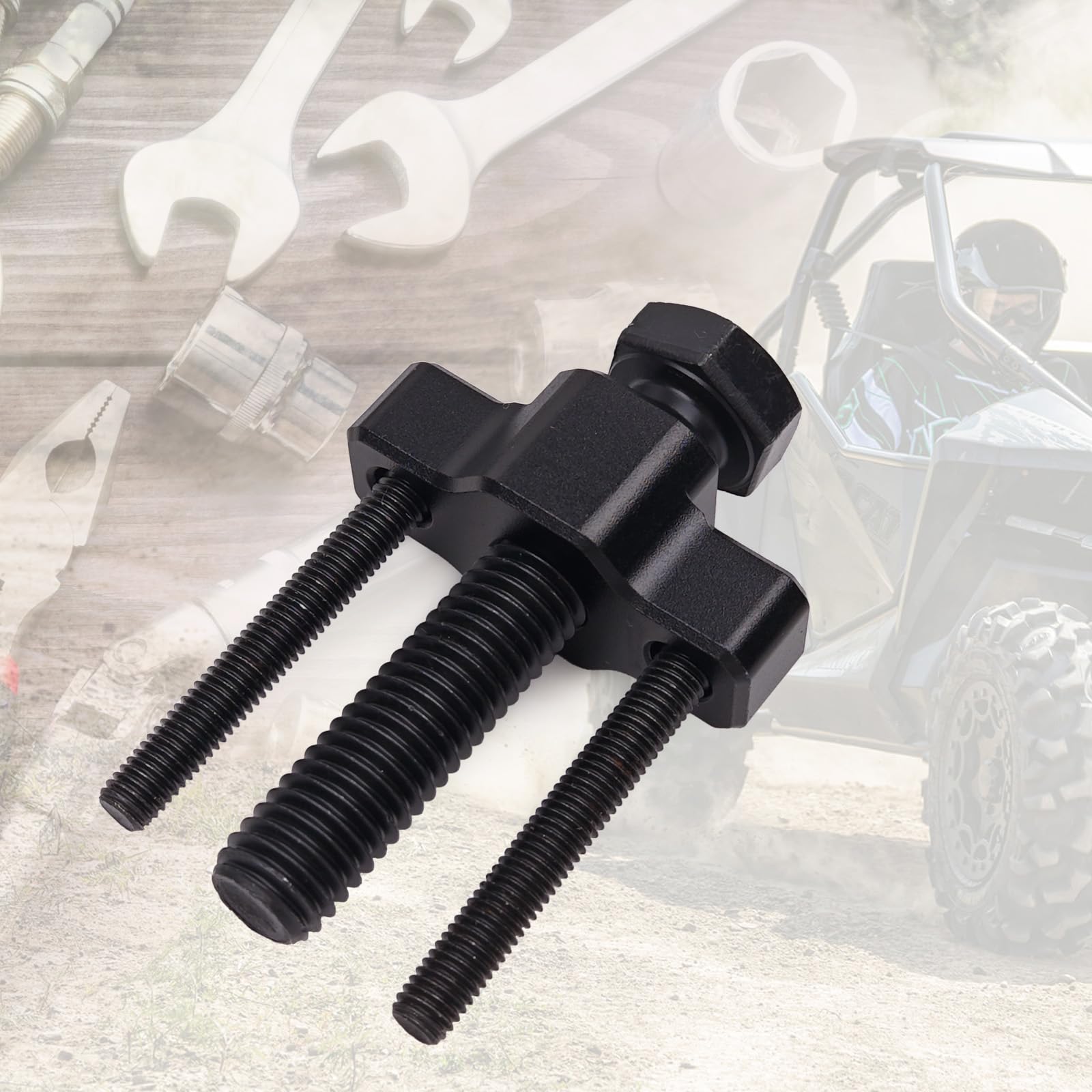 UTV Steering Wheel Puller Tool Kit - Compatible with Polaris RZR XP1000 Turbo - Heavy Duty Steering Wheel Removal & Disassembly Kit for Off-Road Vehicles (Perfect for UTV Maintenance & Repair)