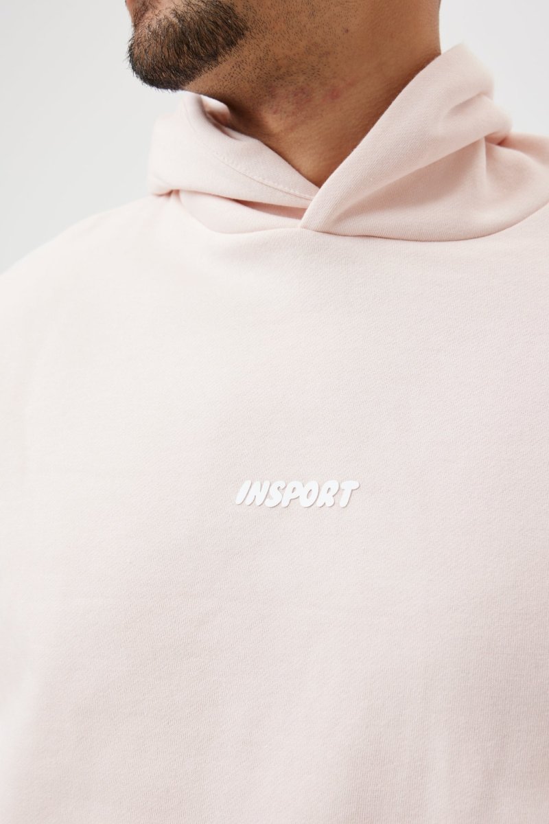 INSPORT Unisex Frankie Hoodie - Soft Pink Pullover for Men & Women | Cozy Casual Wear for Gym, Running, and Everyday Outfits