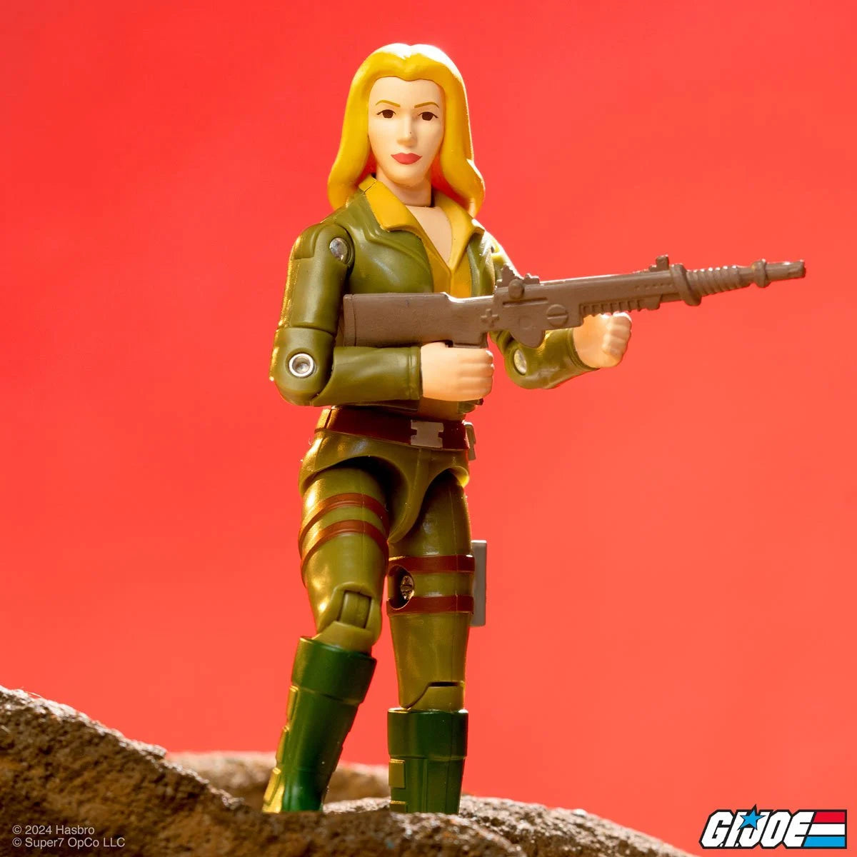 G.I. Joe Cover Girl (Blonde) 3.75 Inch ReAction+ Action Figure - Collectible Toy for Display, Play & Nostalgia | Perfect for Fans, Collectors & G.I. Joe Enthusiasts