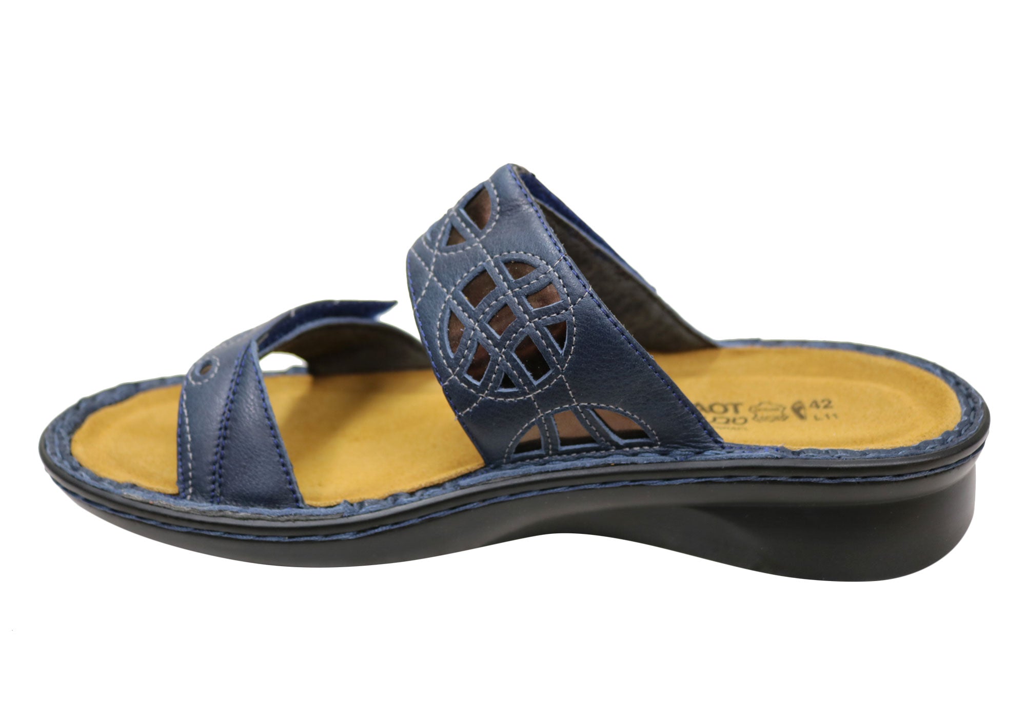Naot Cornet Women's Comfort Wide Fit Orthotic Friendly Slide Sandals - Perfect for Walking, Travel & Summer Outfits