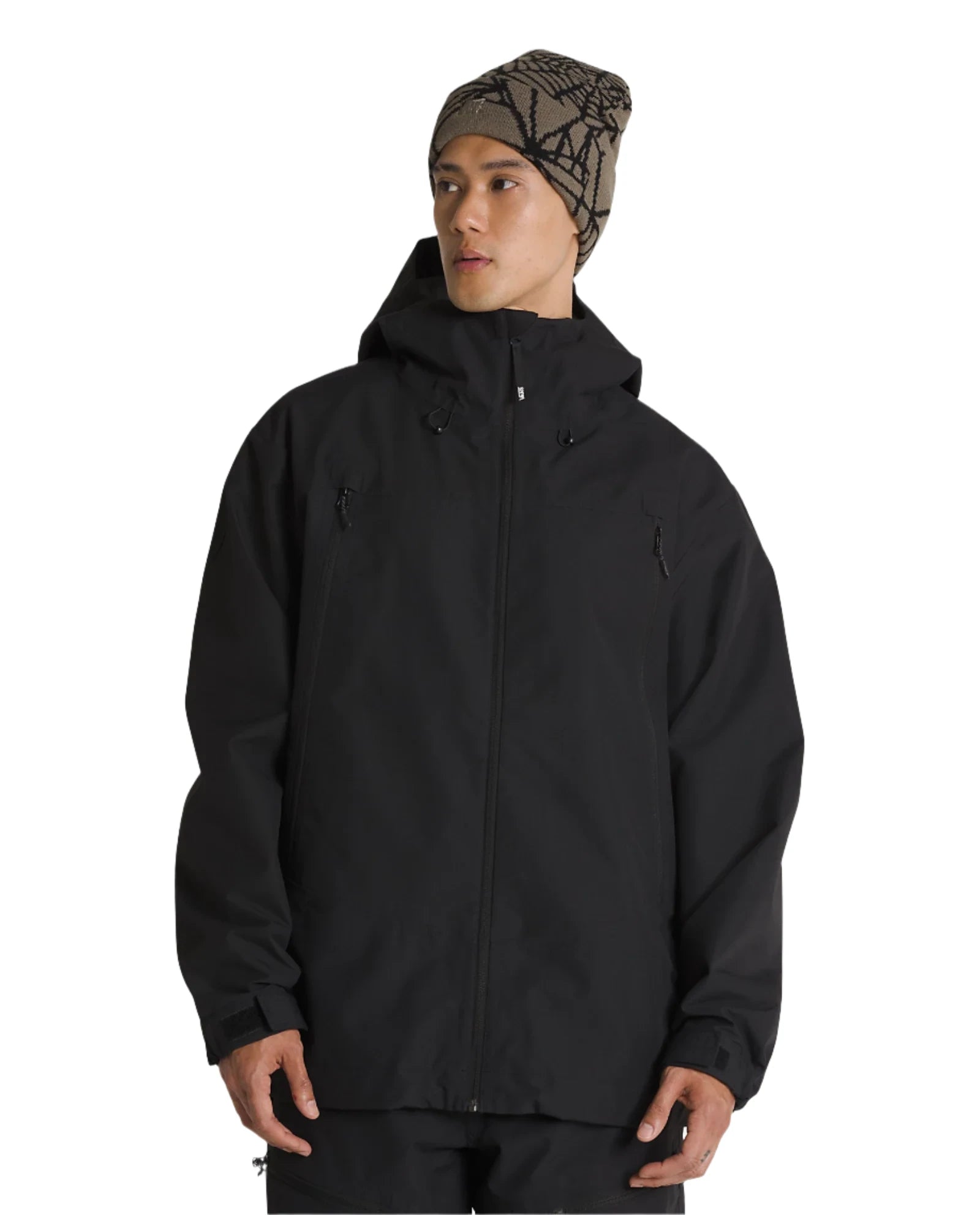 VANS MTE High Country 3L Snowboard Jacket - Waterproof Winter Jacket for Men & Women (Black, 2025) - Ideal for Snowboarding, Skiing & Cold Weather Outdoor Activities