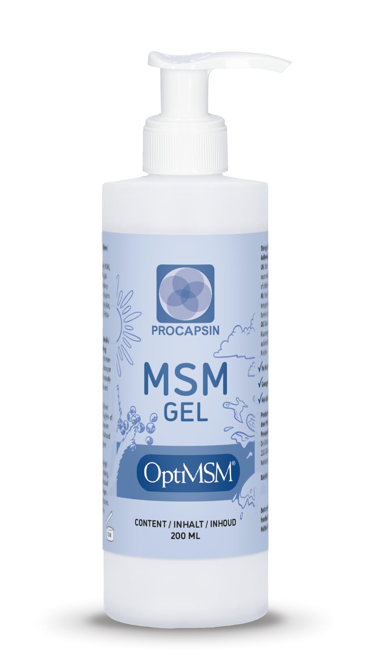 Kala MSM Skin & Facial Gel Lotion - 200ml Pure OptiMSM Gel for Skin Care & Topical Use | Hydrates, Soothes & Repairs Dry Skin - Perfect for Daily Facial Moisturizer & Body Lotion