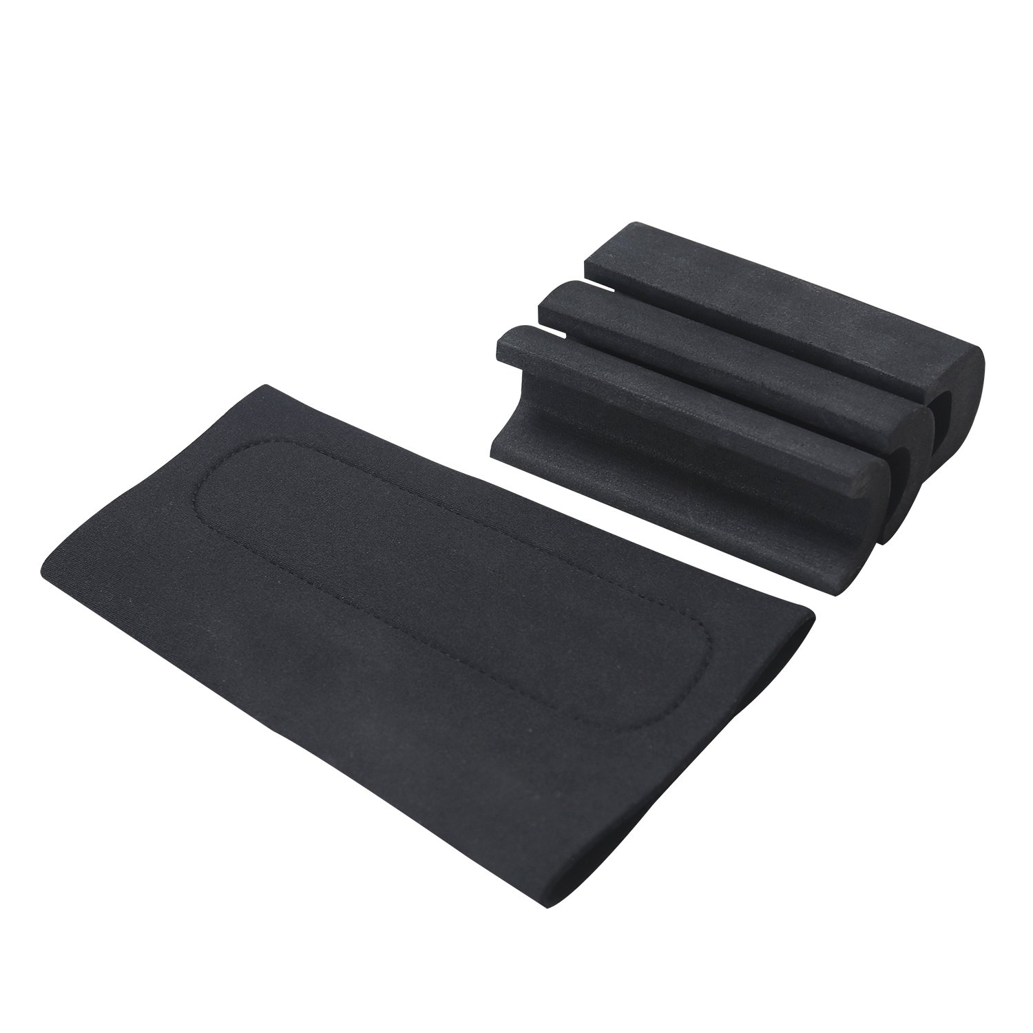 Tourbon Comb Raising Kit - Neoprene Shotgun & Rifle Cheek Rest Pad, Gun Stock Sleeve Cover (Black, 2-Pack) - Perfect for Hunting, Shooting Range & Firearm Protection