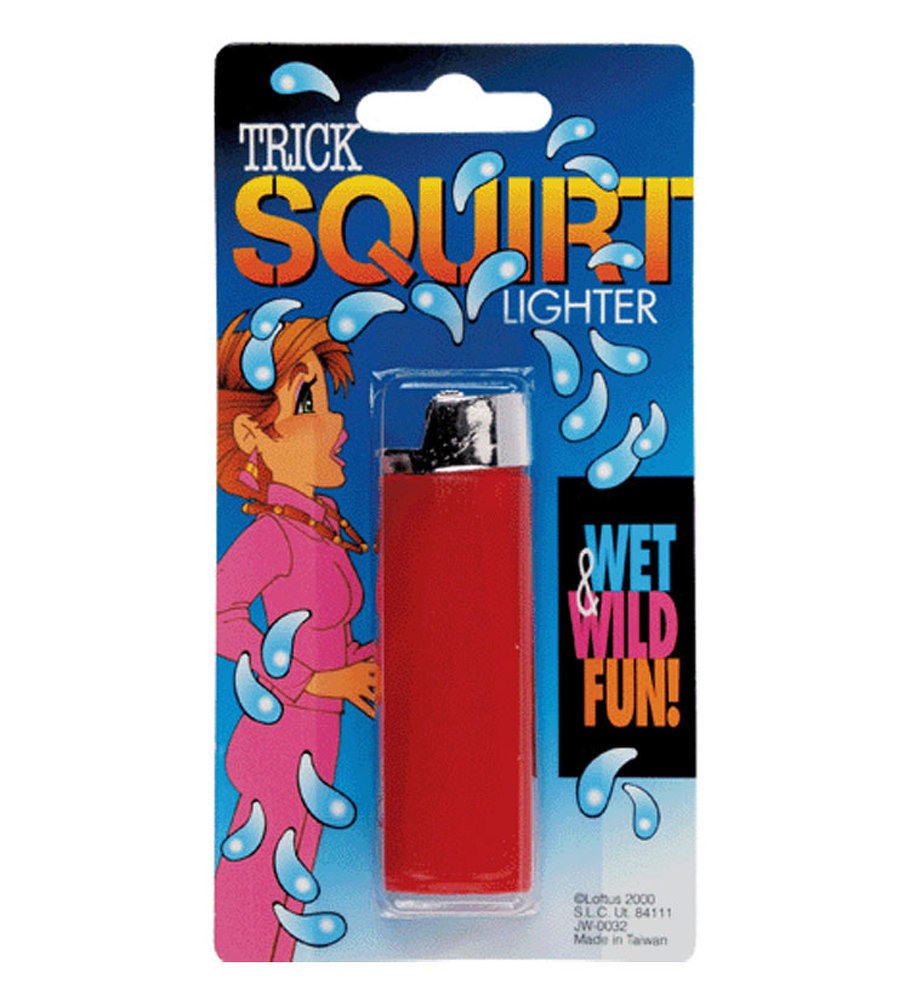 Funny Water Squirting Lighter Prank Party Hats - Assorted Colors for Birthday Pranks & Summer Pool Parties