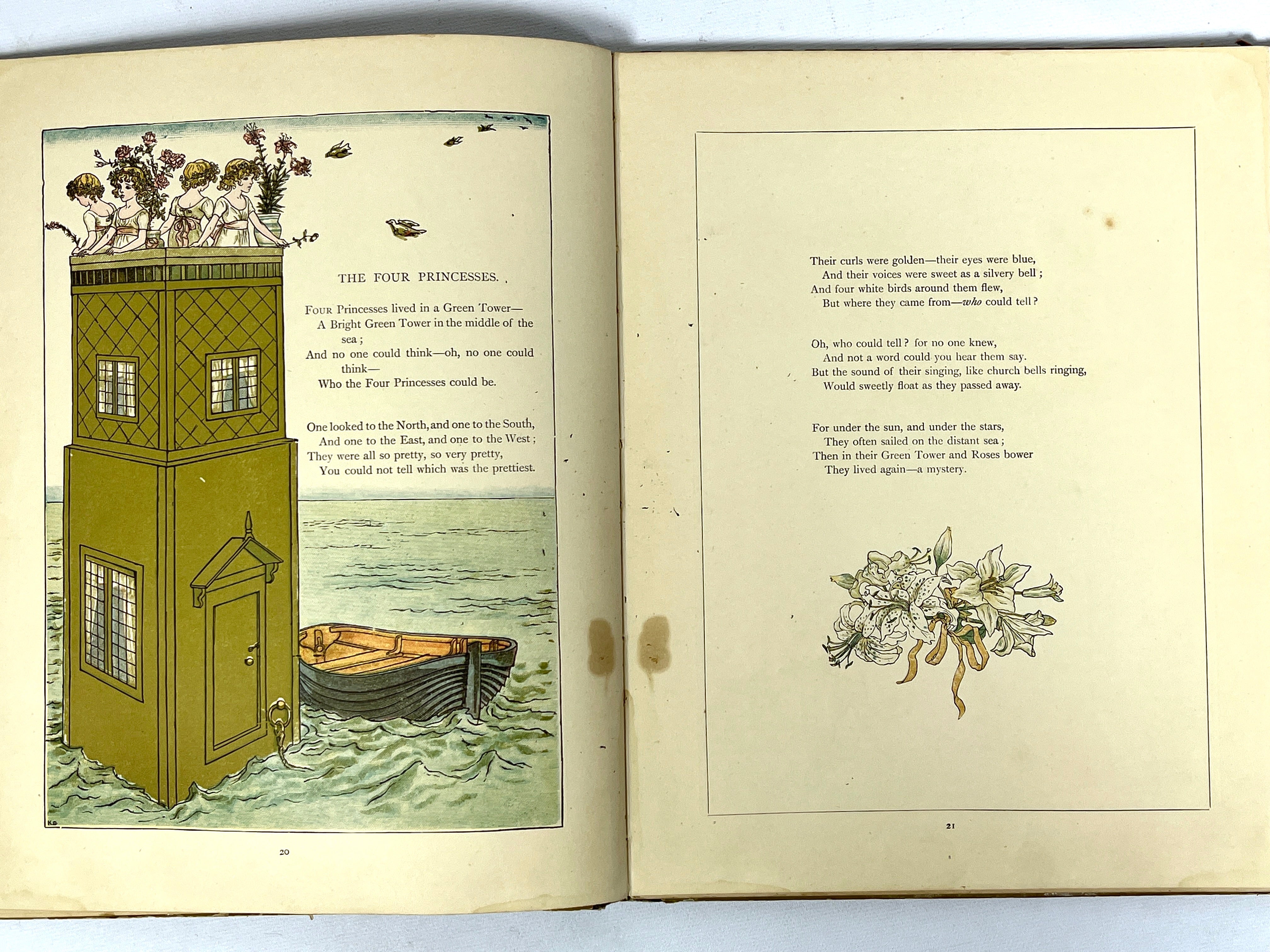 Marigold Garden: Pictures and Rhymes by Kate Greenway - Hardcover Classic Children's Book for Storytime, Nursery Decor & Gift Giving