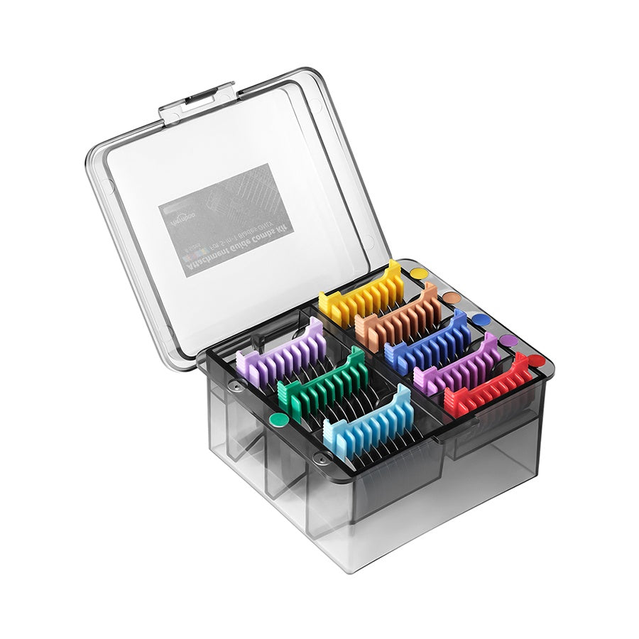 Artero Metaplex Set Metal Combs for Reaktor/Spektra Clipper (A351) - Professional Hair Cutting Guide Combs for Barbers & Stylists - Perfect for Fades, Blends & Precision Haircuts