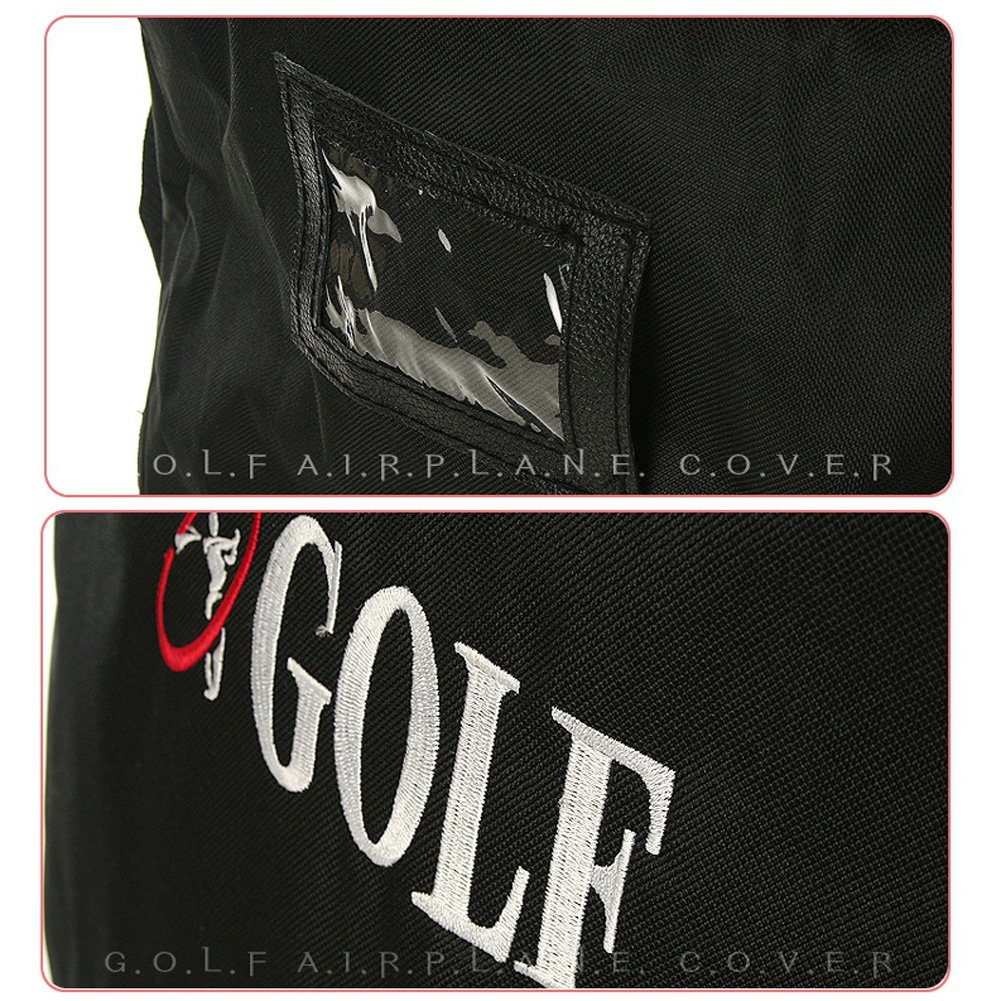 Premium Golf Travel Bag with Wheels - Airline Approved Carry Cover for Clubs, Irons & Putters (Fits Taylormade, Callaway) - Perfect for Air Travel & Course Protection