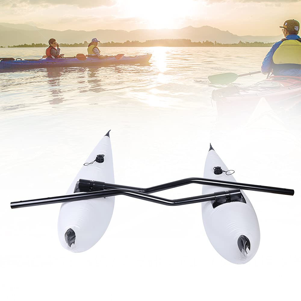 YIYIBYUS Kayak Outrigger Stabilizer Kit - 2PCs PVC Float Tube for Kayak Canoe Fishing Boat | Enhanced Stability for Kayaking, Canoeing & Fishing | Perfect for Calm Waters & Rough Conditions
