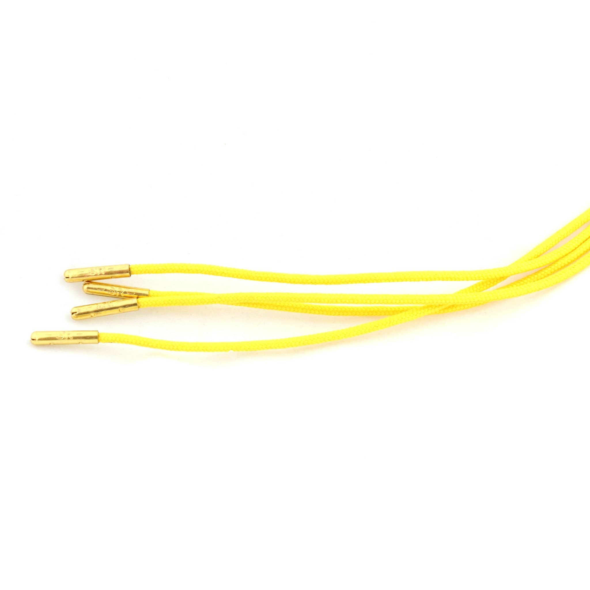 Huckleberry Yellow Dress Shoelace - 27 Inch/69cm Length - Premium Cotton Shoelaces for Women's & Men's Dress Shoes - Perfect for Formal Wear, Office & Special Occasions