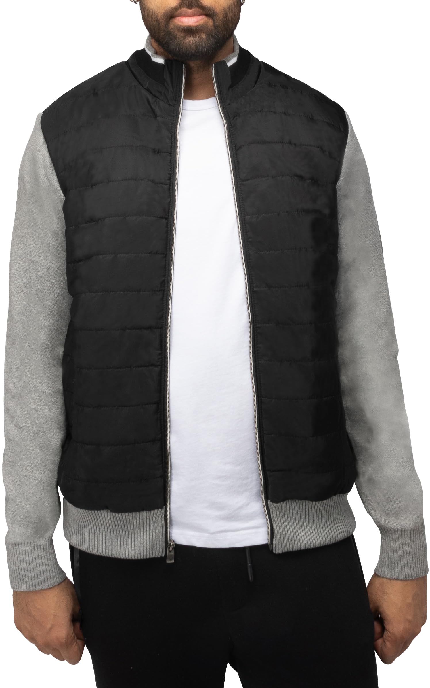 Men's X-Ray Slim Fit Zip Up Cardigan Sweater - Lightweight Knit Jacket for Spring & Fall (Big & Tall Sizes) - Perfect for Casual Wear, Office & Outdoor Activities