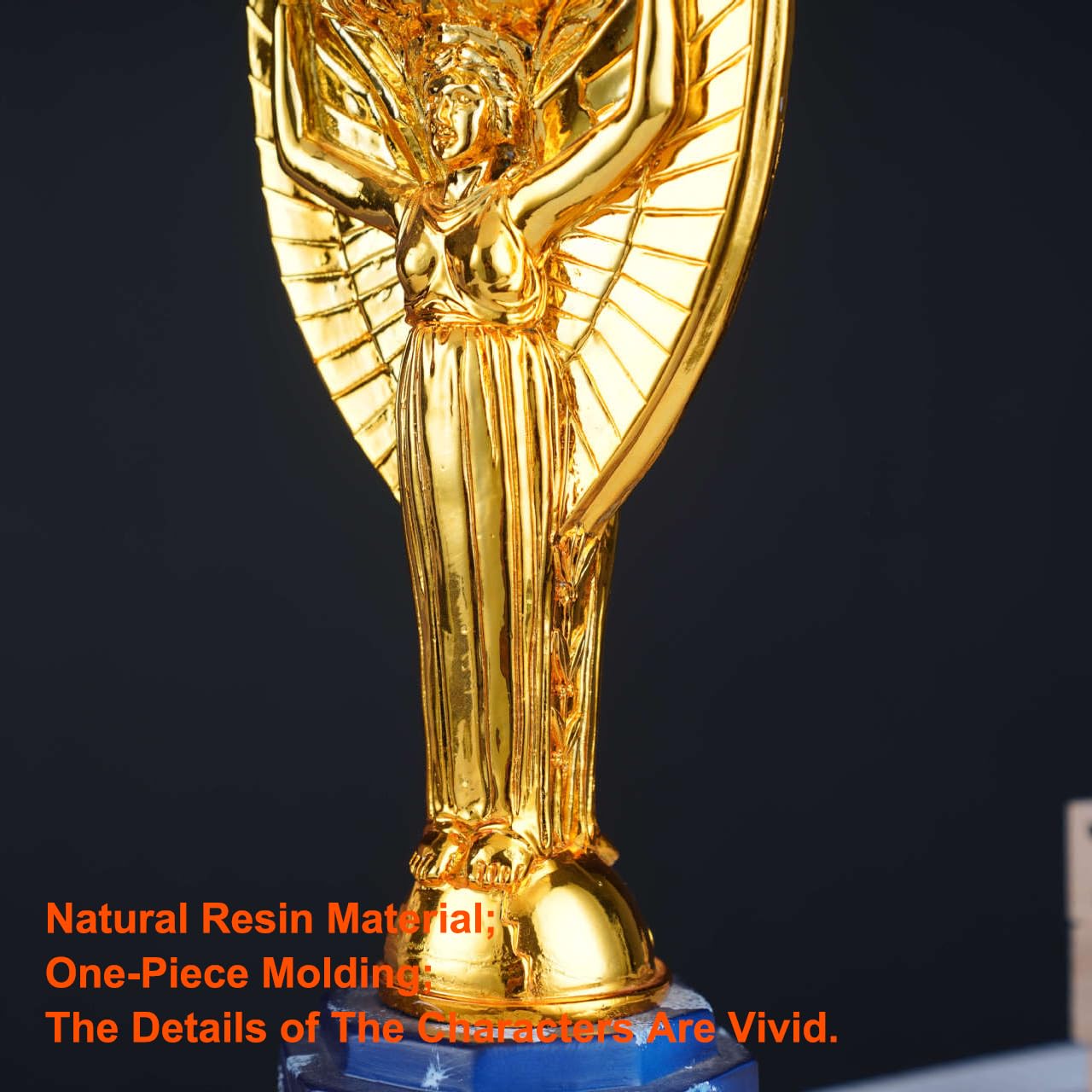 SWAYVES FIFA World Cup Trophy Replica - Football Award Cups, Perfect Gift for Soccer Fans, Office & Bar Decor, Clubhouse Theme Ornament - Ideal for Sports Parties, Fan Cave Displays & Trophy Collections