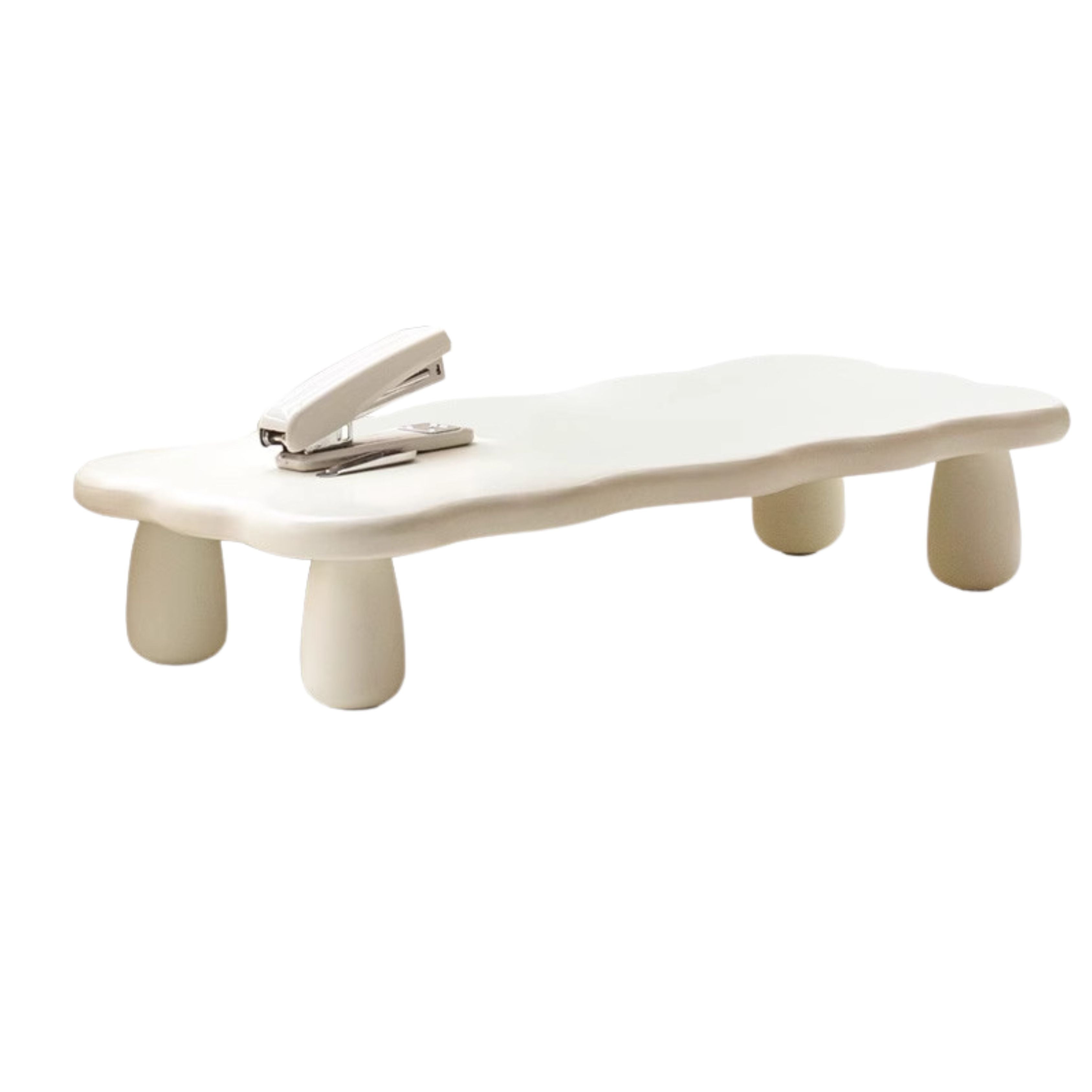 23.6x9.4x3.9 inch / 60x24x10 сm / Warm white Color/ computer heightening stand