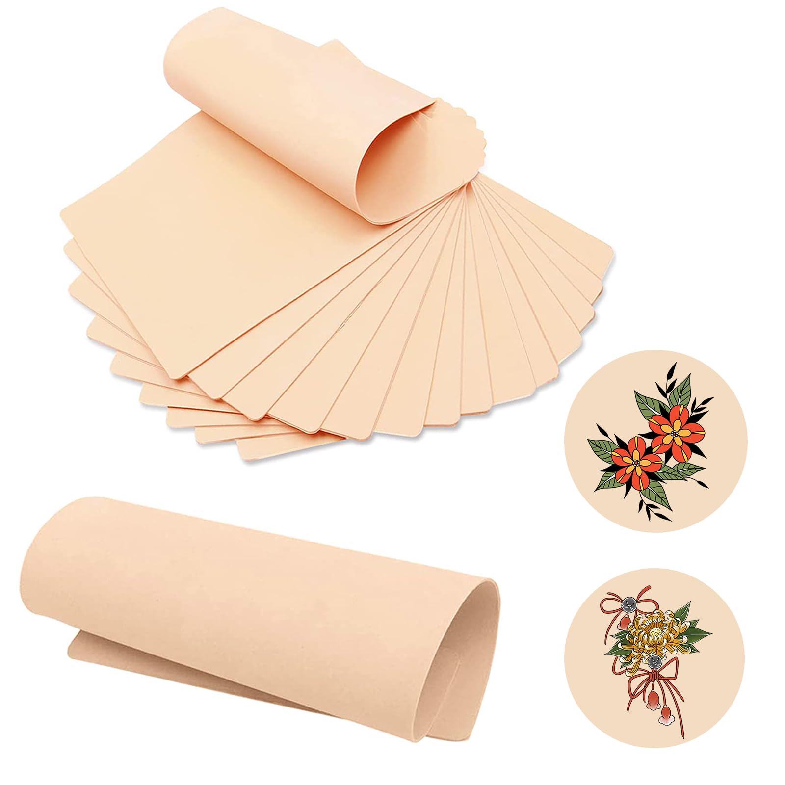 10-Pack Double-Sided Tattoo Practice Skin - 7.36