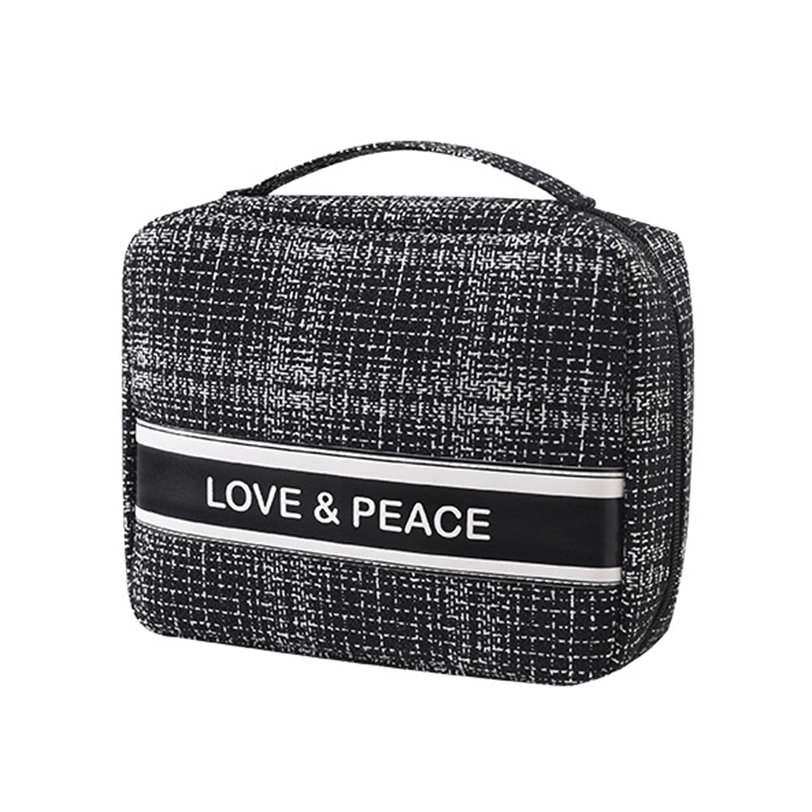 Waterproof Makeup Bag for Women - Travel Cosmetic Organizer with Zipper, Dustproof Portable Toiletry Bag for Jewelry & Bathroom Essentials - Perfect for Travel, Gym & Daily Use