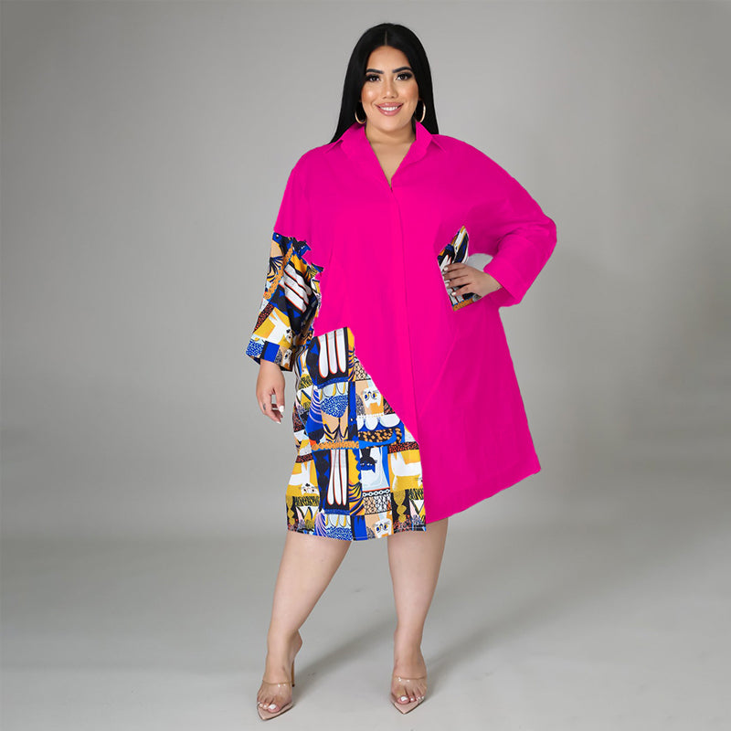 Stylish Long Sleeve Shirt Dress for Women | Casual & Office Wear | Perfect for Work, Date Night & Fall Layering