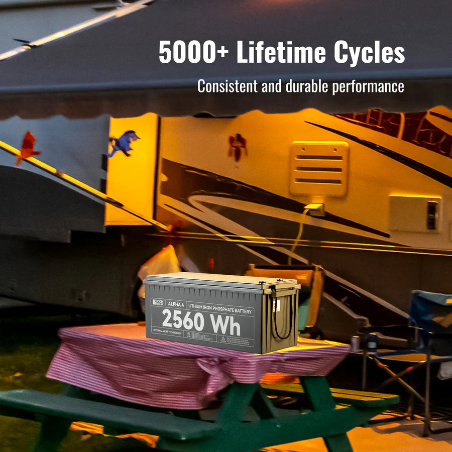 6000W Complete Off Grid Solar Power Kit with 8x200W Panels & 5.12kWh/7.68kWh Battery Bank - 120V/240V Output for Home Backup, RV, Cabin & Emergency Power Supply | Mobile Solar Energy System