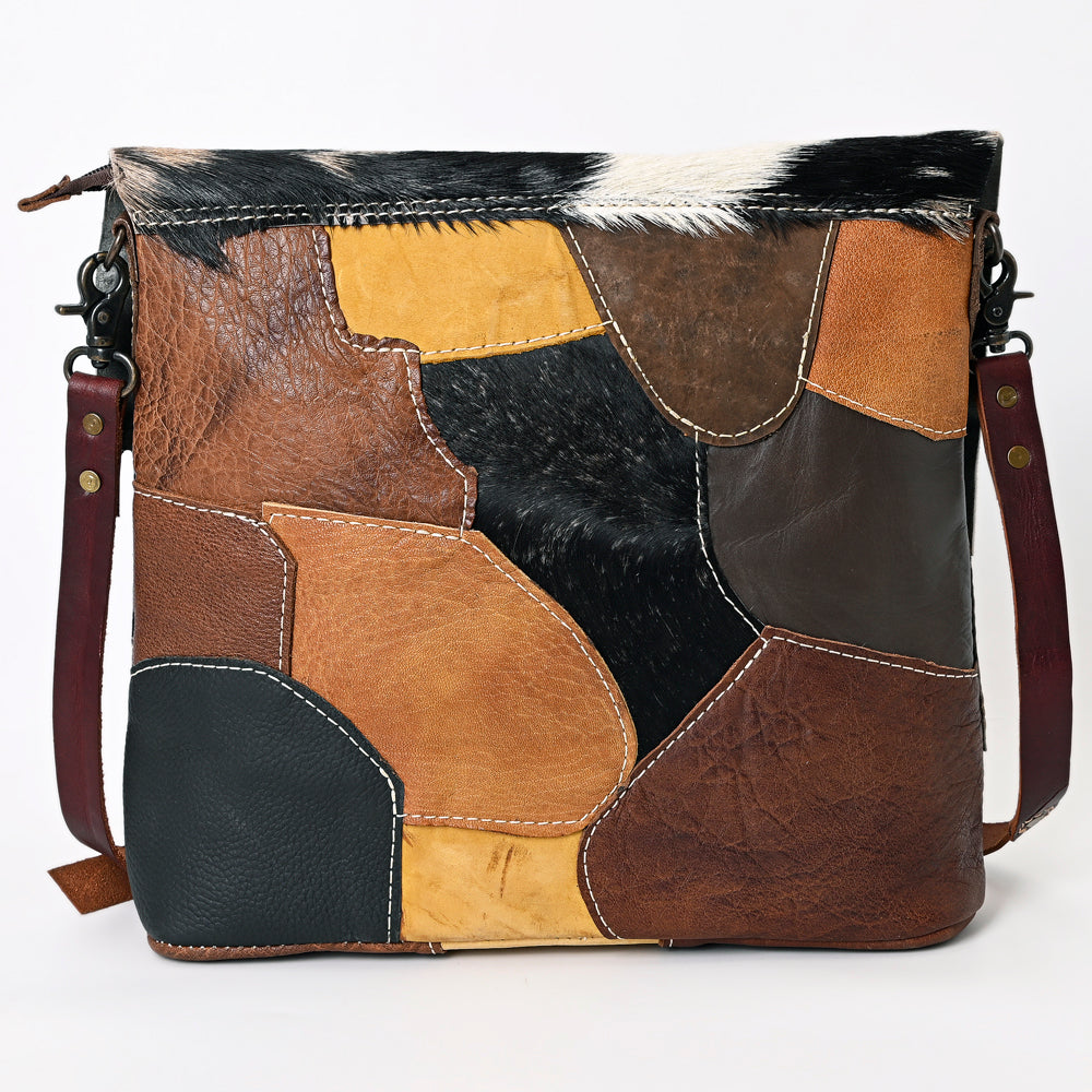 American Darling ADBG1056 Genuine Leather Crossbody Bag for Women - Western Style Handbag Purse with Hair-On Hide, Perfect for Casual Outings, Travel & Cowgirl Fashion
