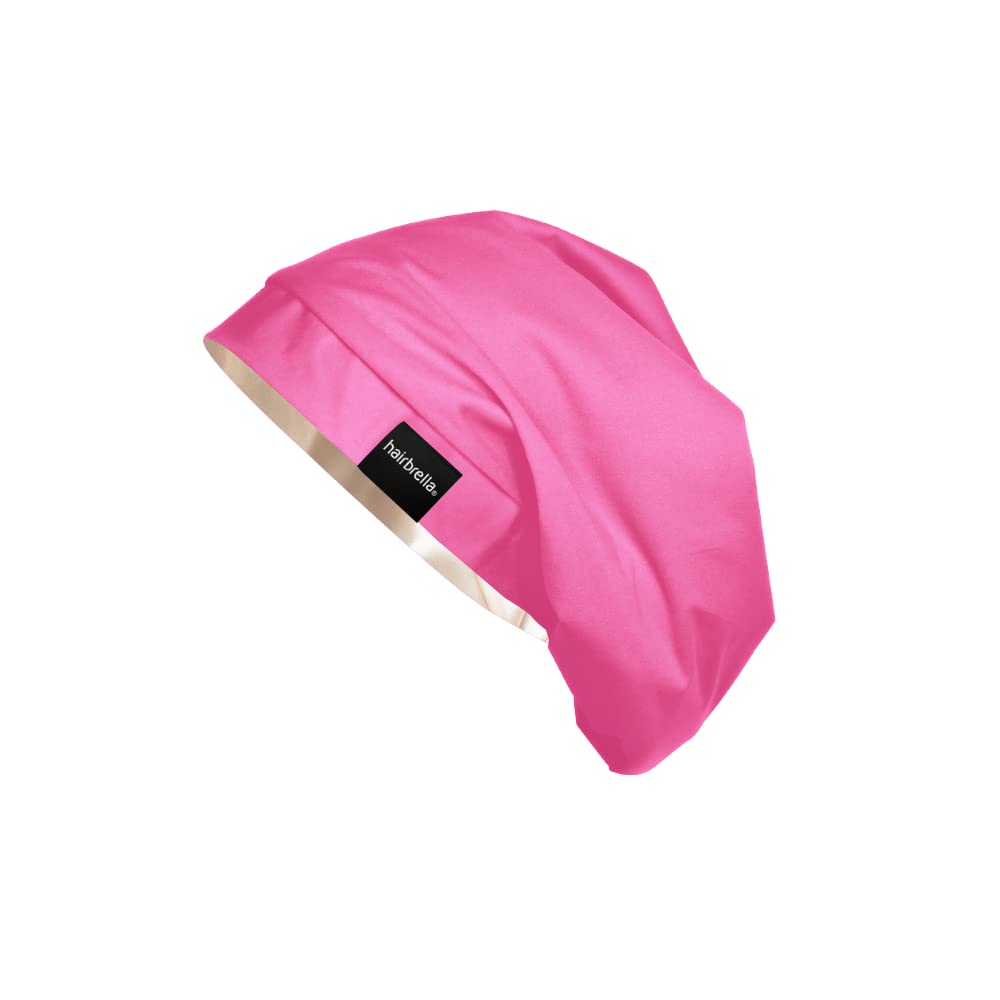 Bundle and Save: Hairbrella Satin Lined Sleep Cap for Curly & Natural Hair - Protect Hair While Sleeping, Travel & Gym Use