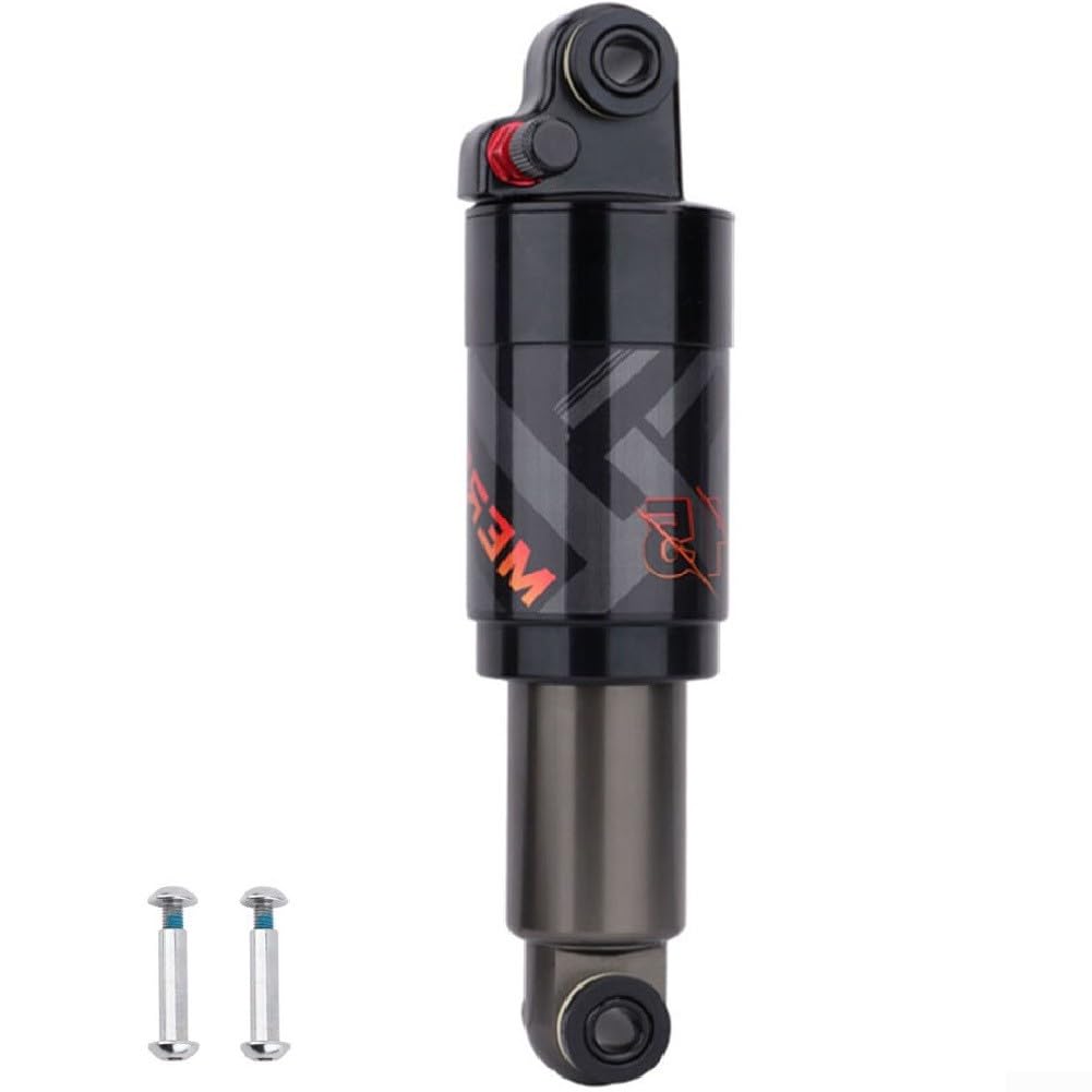 Premium Mountain Bike Rear Shock Absorber - 125mm/150mm/165mm/190mm/200mm Bicycle Rear Suspension with Air Shock Lockout - Ideal for Trail Riding, Downhill & Enduro Cycling