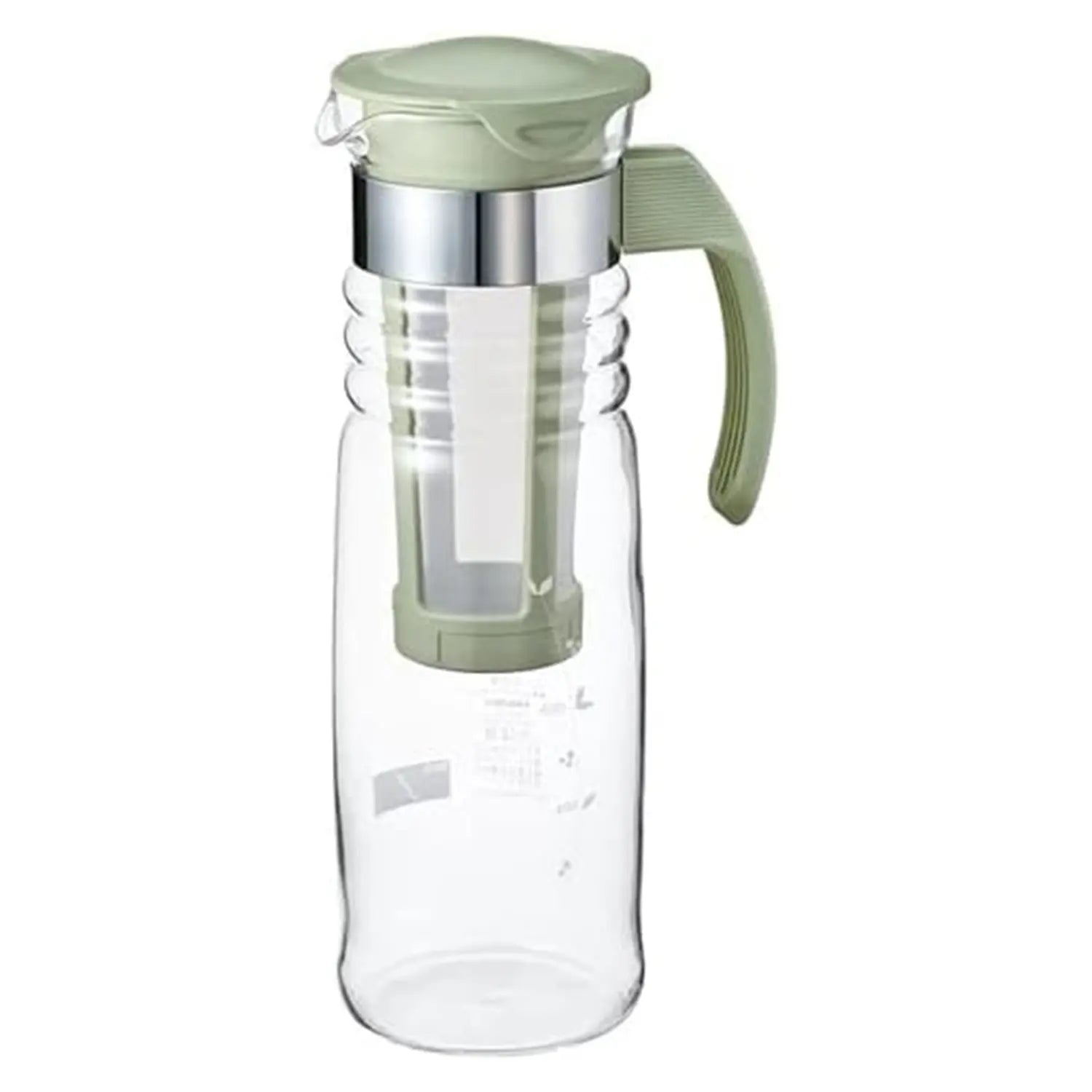 Hario 1.2L Heat-Resistant Glass Iced Tea Maker with Handle - Perfect for Brewing Cold Brew Tea, Iced Coffee & Refreshing Summer Drinks at Home or Office