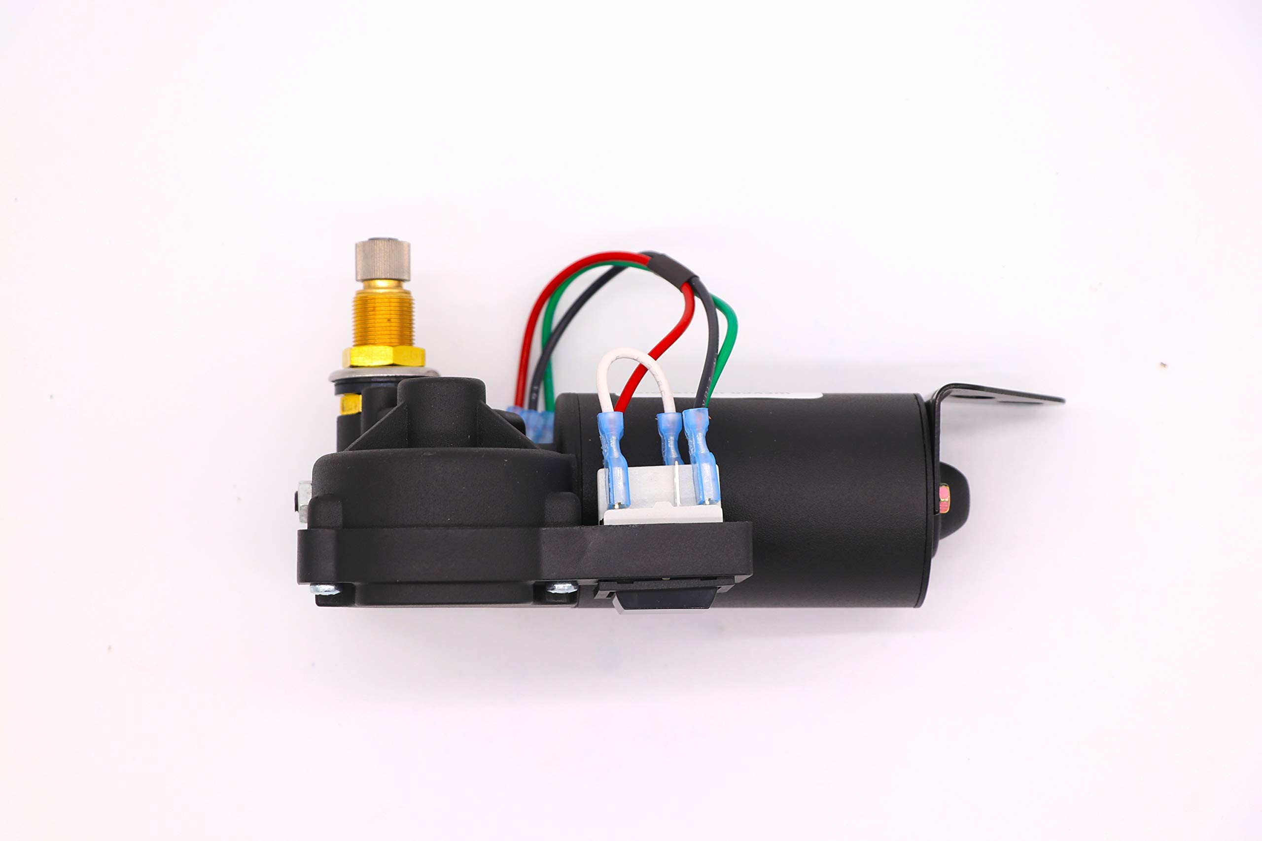Wexco 12V Wiper Motor with Two-Speed Switch - 1.5 Inch Shaft (Part# 4R1.12,19S2.R110D) - Perfect for Marine, RV & Automotive Windshield Wiper Systems