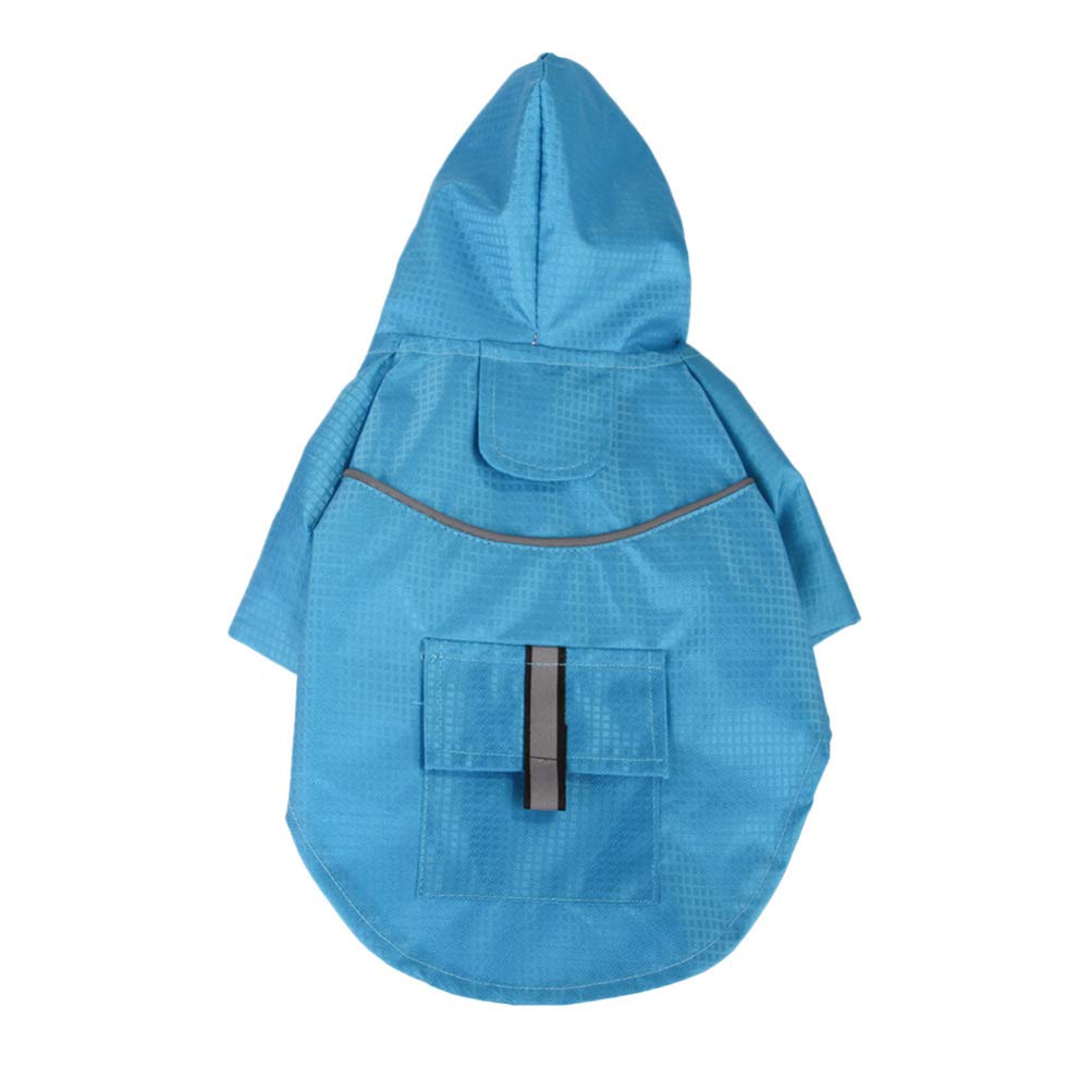 Waterproof Dog Raincoat with Hood & Leg Openings - Labrador, Dachshund & Cat Rain Poncho for Small to Large Pets - Perfect for Walking, Hiking & Outdoor Adventures in Wet Weather