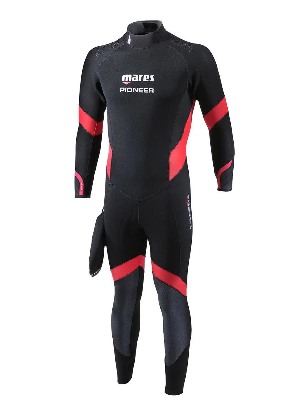 Mares Monosuit Pioneer 5mm Wetsuit with Hood for Men - Scuba Diving, Spearfishing & Cold Water Surfing