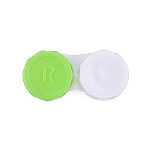Women's Double Glasses Case - Colorful Contact Lens & Cosmetic Storage Box - Perfect for Travel, Makeup Organizer & Beauty Tools Accessories