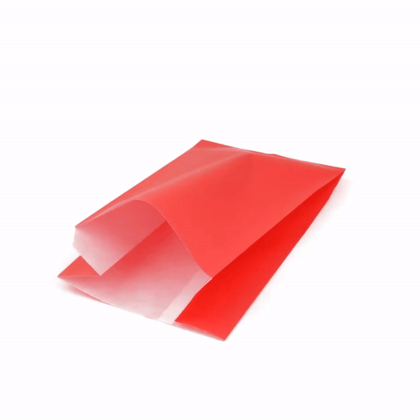 Red Paper French Fry & Snack Bags - 5 x 3 x 8.75 Inches - 100 Count Box - Perfect for Parties, Food Trucks, and Restaurants