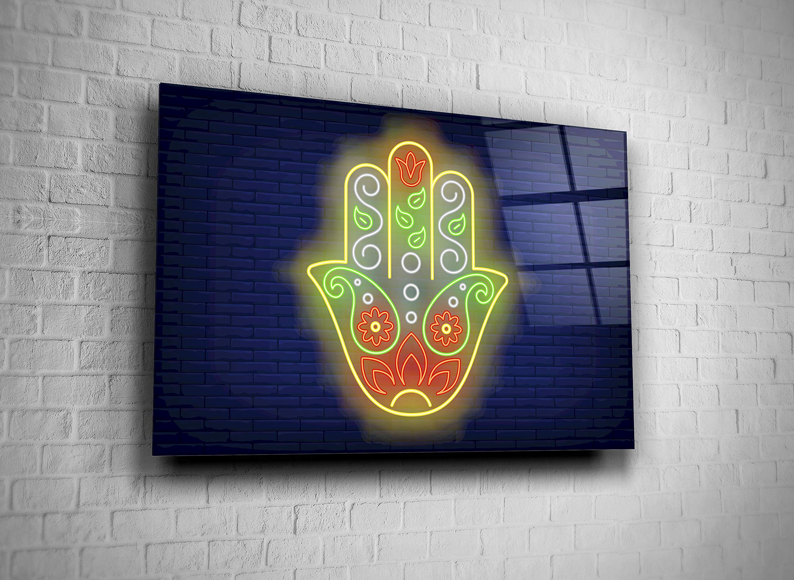 Buddha Religious Traditions Decor Print - Tempered Glass Wall Art for Home & Office - Perfect Gift for Meditation Spaces & Spiritual Decor