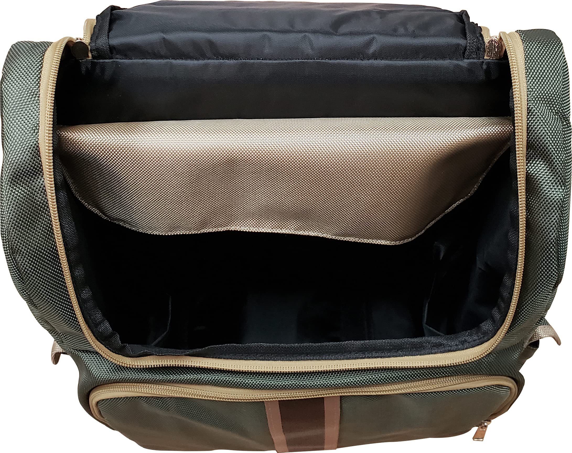 Vincent Master Professional Barber Backpack - Stylish Travel Hair Stylist Bag for Men & Women (Green) - Perfect for Salon, Mobile Hairdressing & Cosmetology Tools