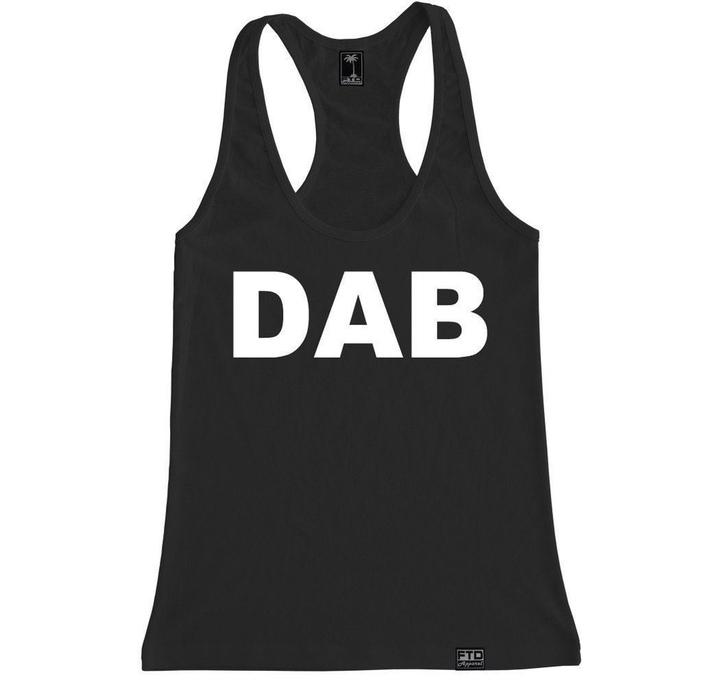 FTD Apparel Women's DAB Racerback Tank Top - Breathable Workout Shirt for Yoga, Running & Gym - Comfortable Athletic Wear for Women