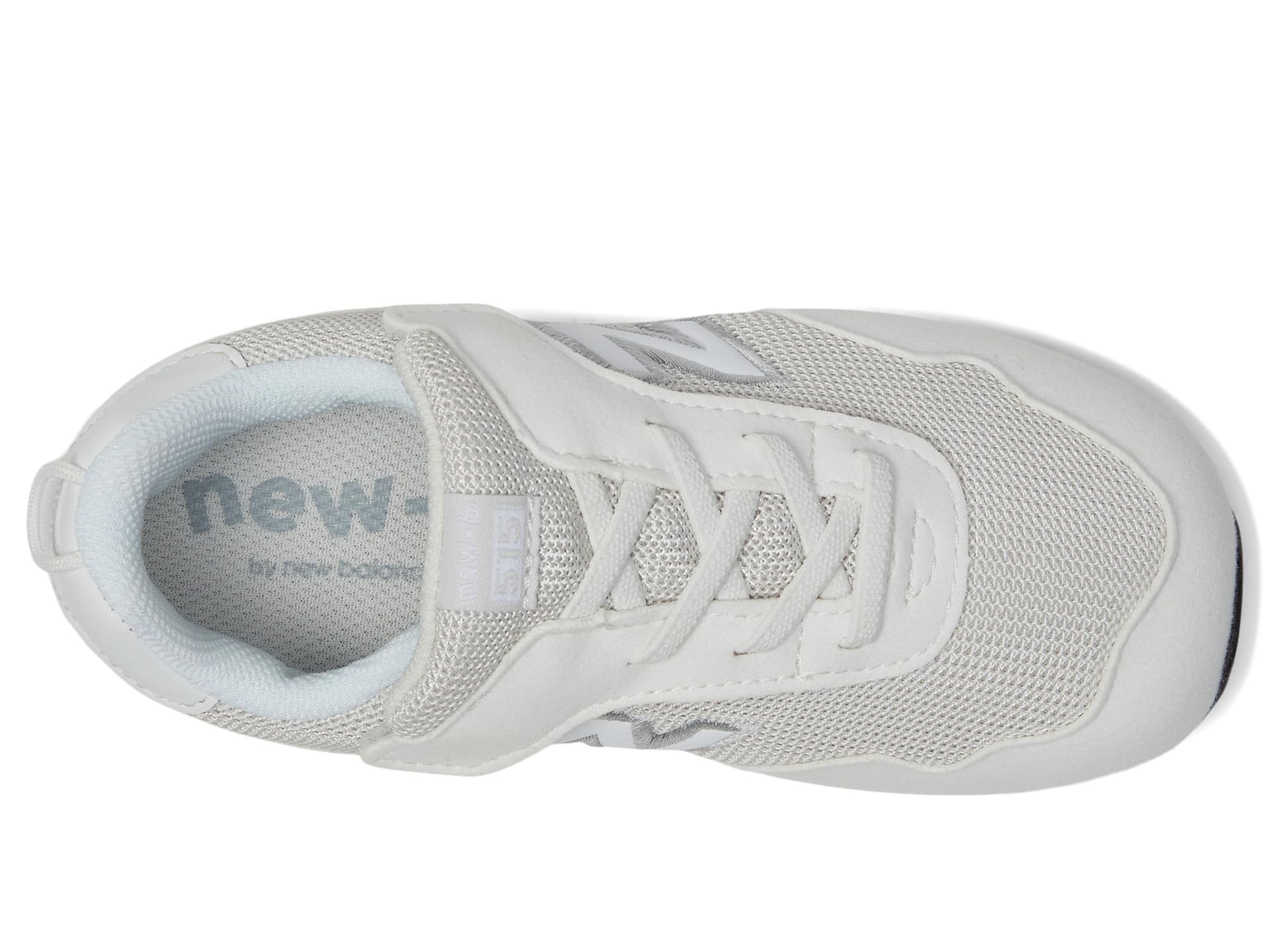 New Balance Kids 515 Hook & Loop Sneakers - Lightweight Walking Shoes for Toddlers (Reflection/White/Aluminum Grey) Size 3.5 XW Infant - Perfect for Preschool, Playtime & Everyday Wear
